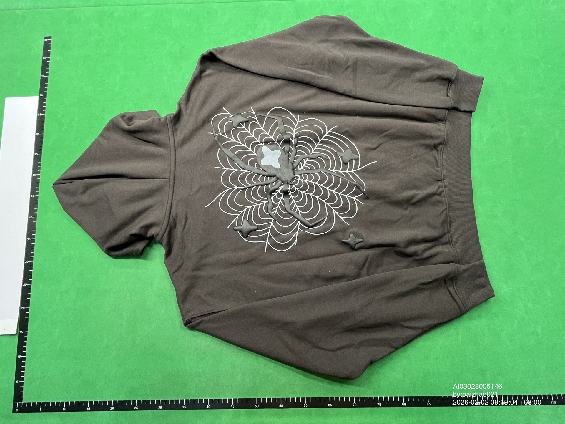 QC Photo - Broken Planet Spider Zip Up Hoodie