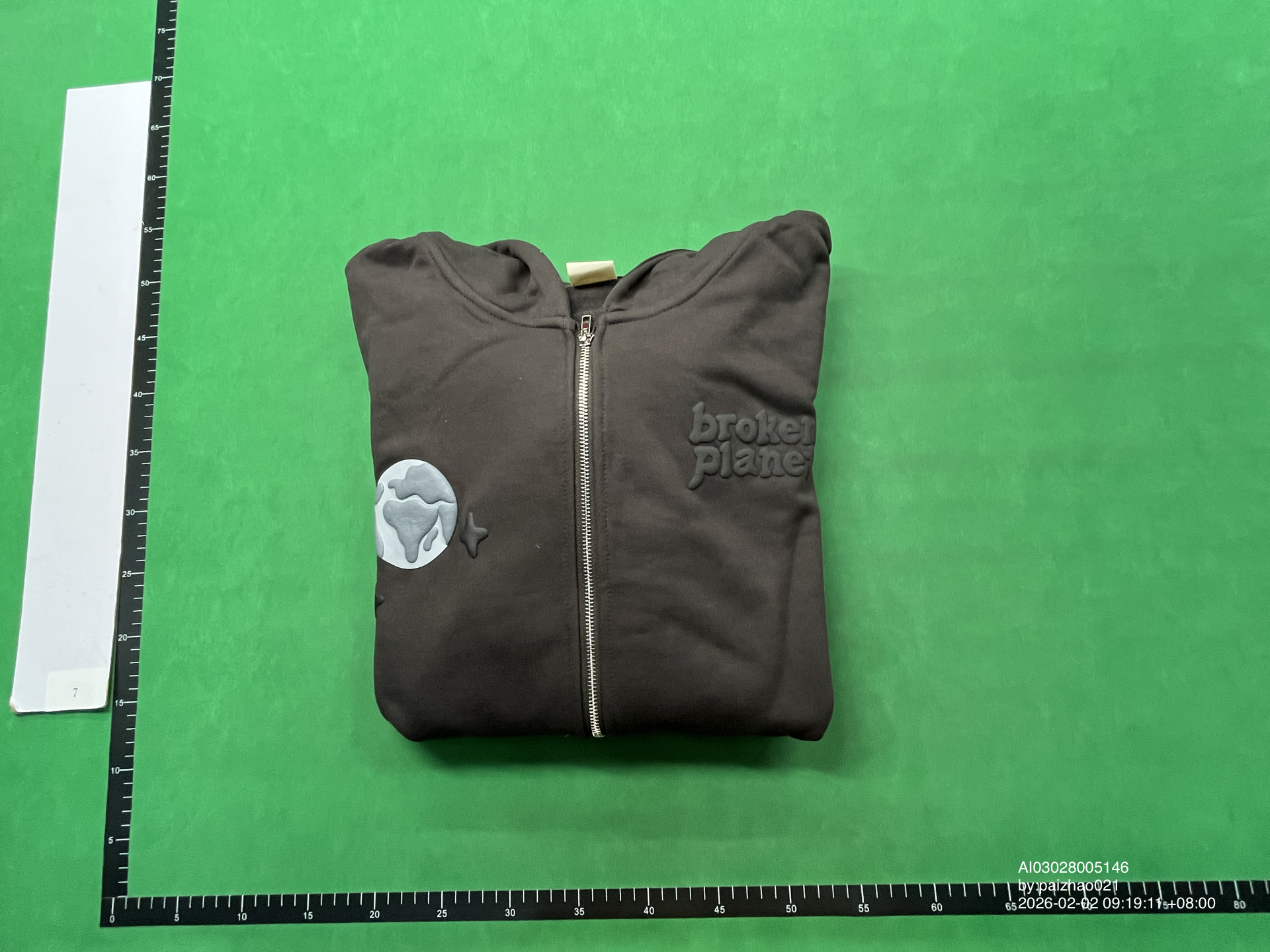 QC Photo - Broken Planet Spider Zip Up Hoodie