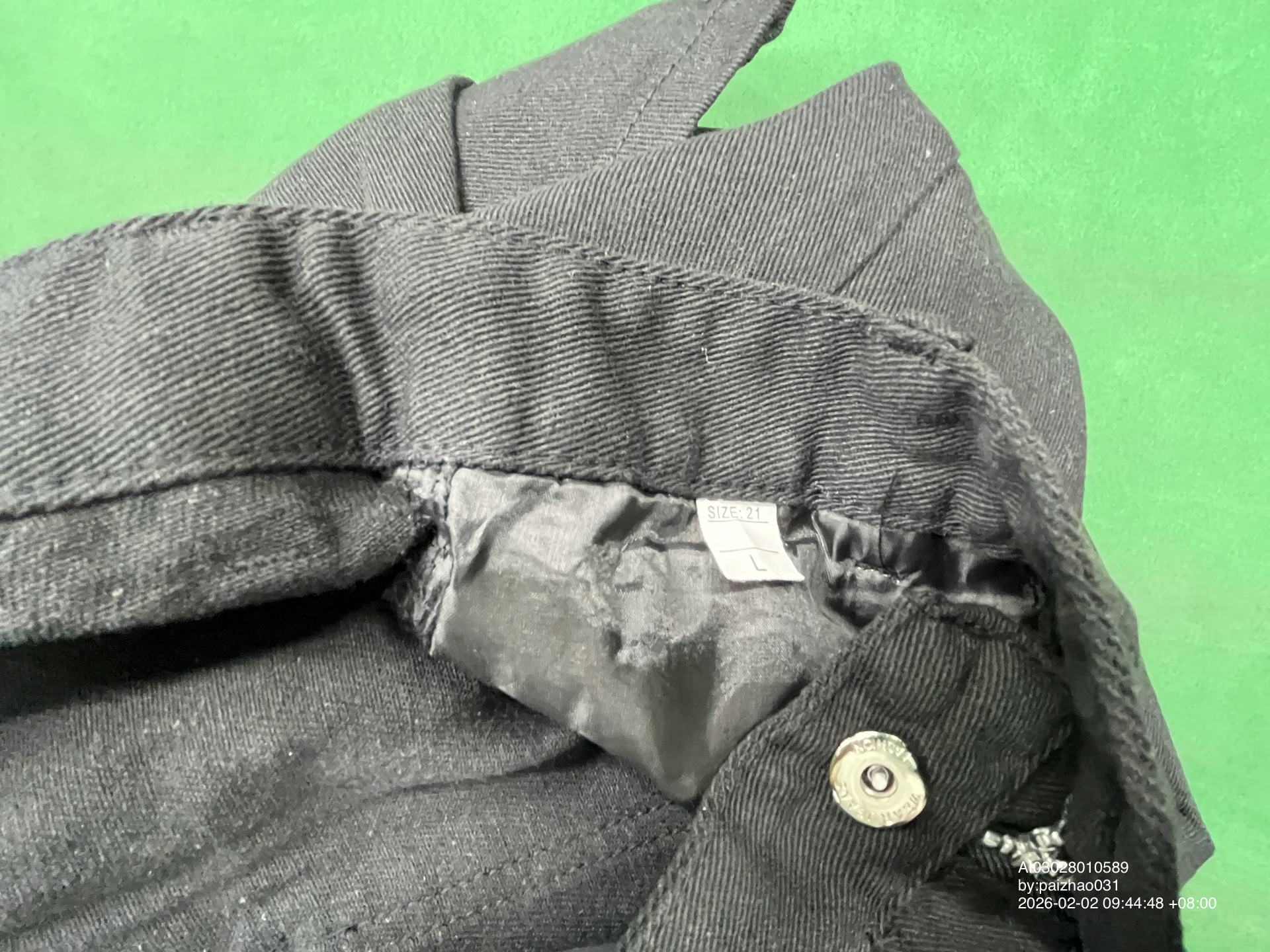 QC Photo - Derschutze Cherry Blossom Denim Shorts