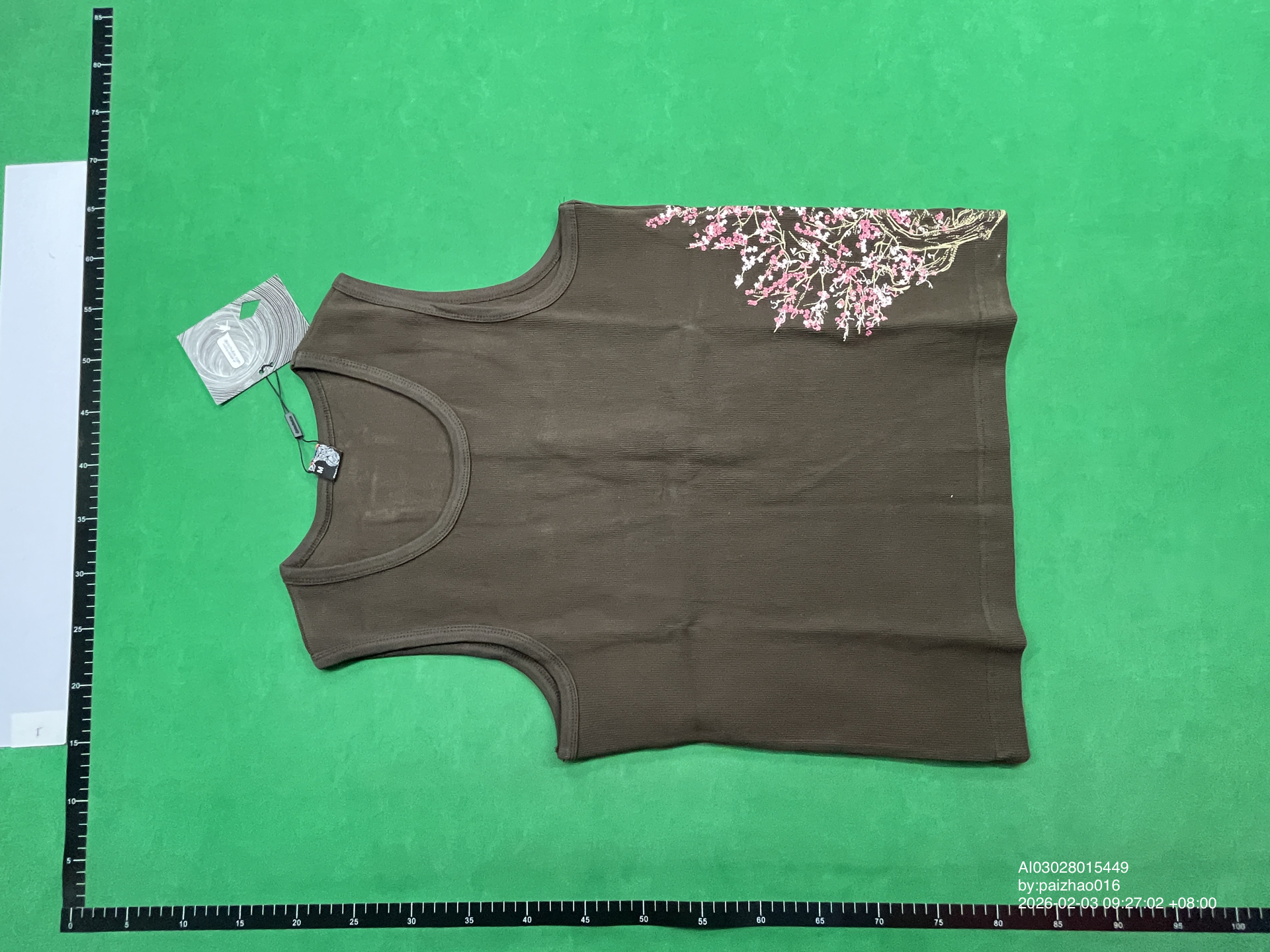 QC Photo - Derschutze Cherry Blossom Tank Top (2 Variants)