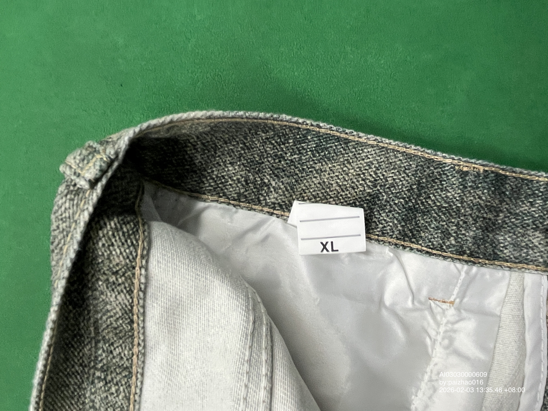 QC Photo - Acne Studios Keychain Print Denim Shorts