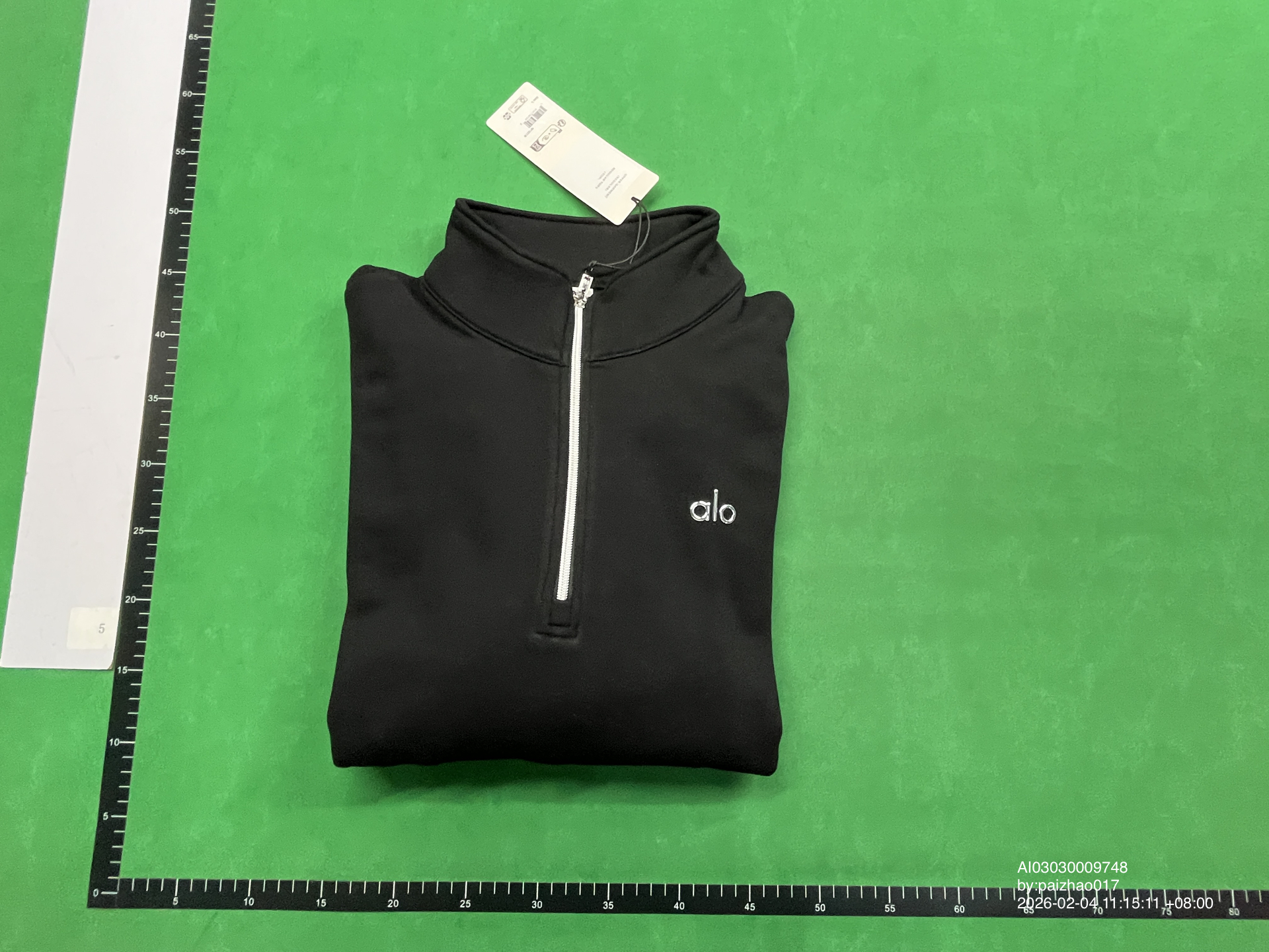 QC Photo - Alo Yoga Accolade Quarter-Zip Sweater