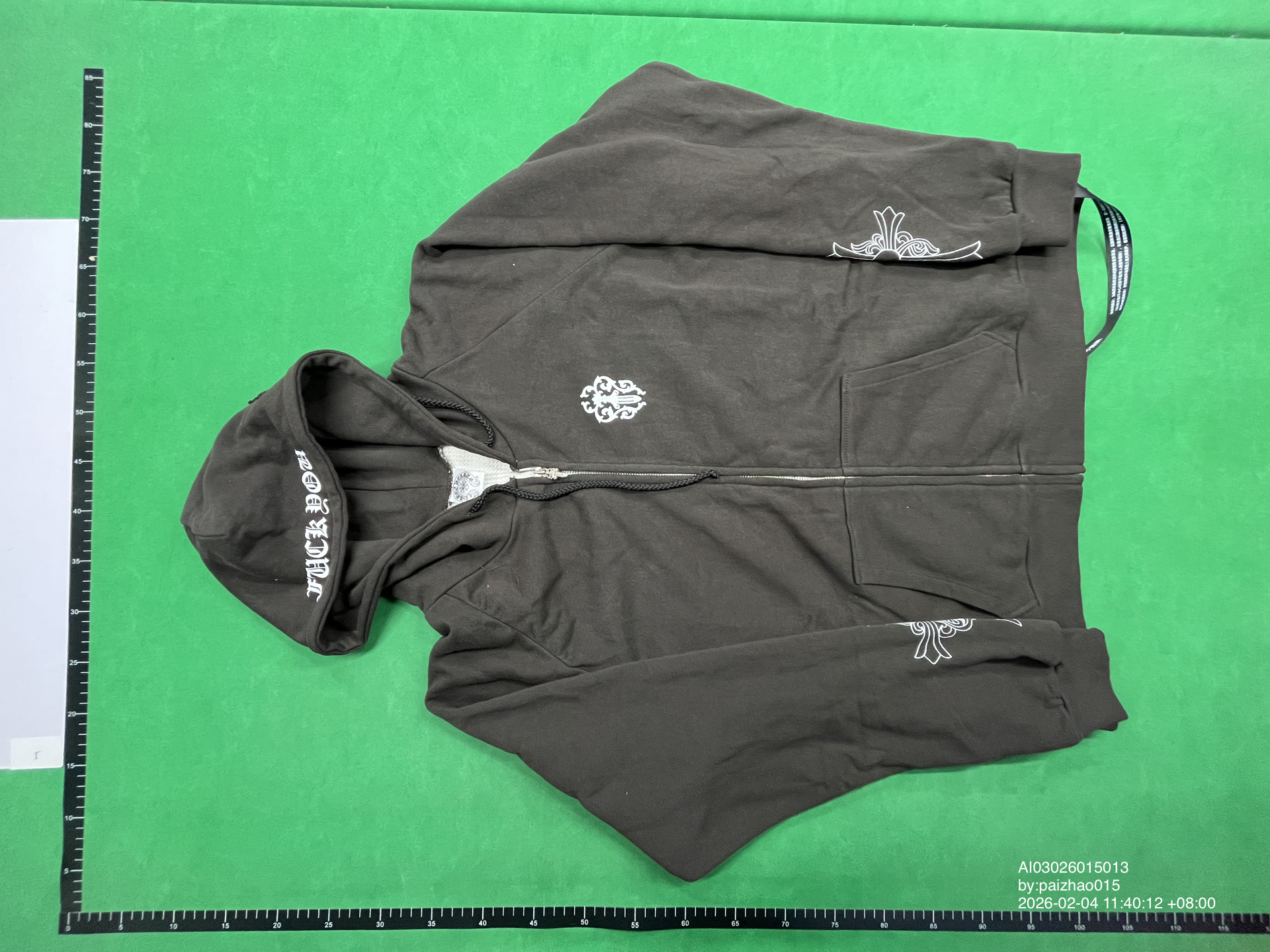 QC Photo - Chrome Hearts F**k You Hoodie