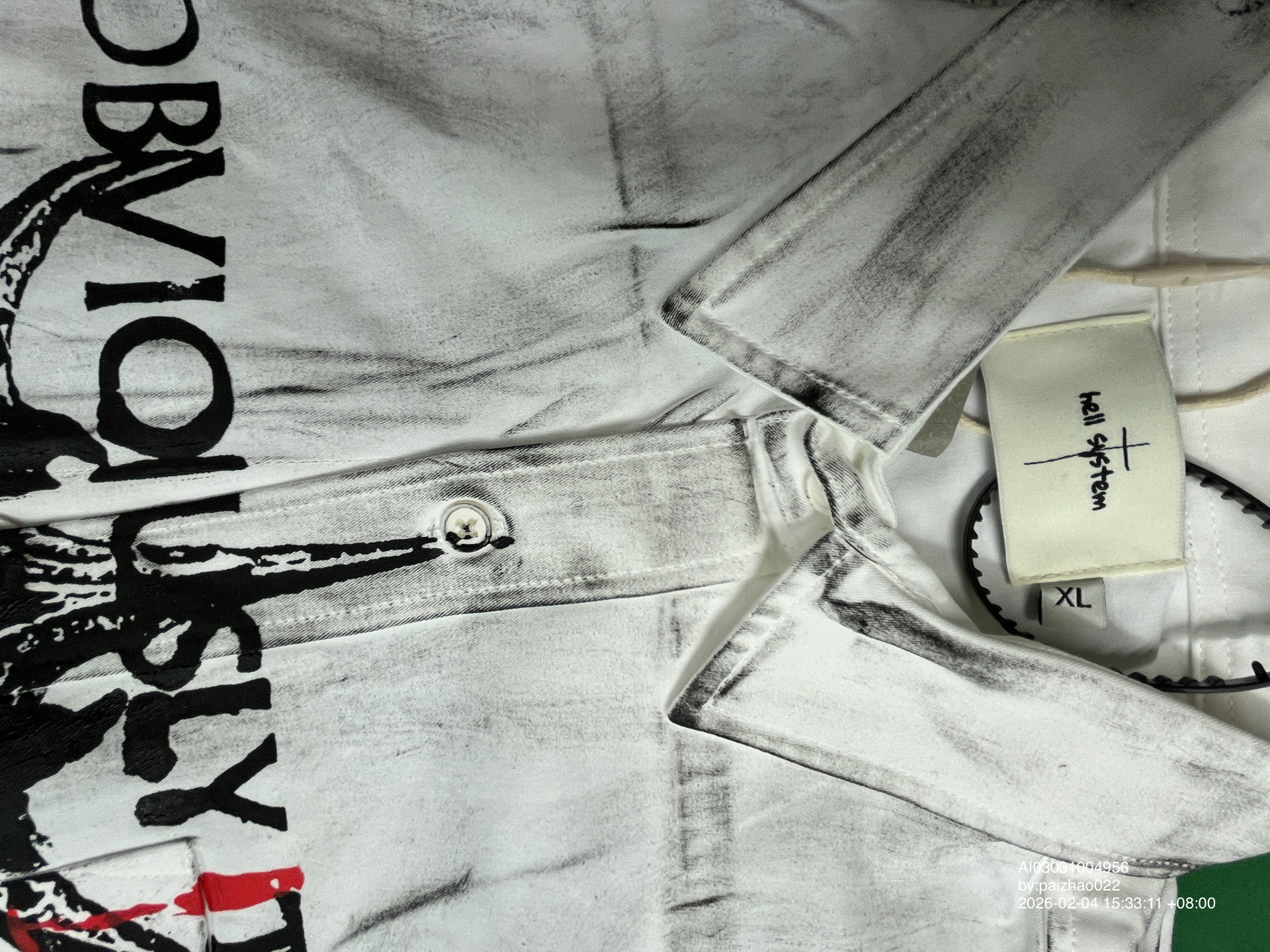 QC Photo - Hell System Distressed Short Sleeve Shirt