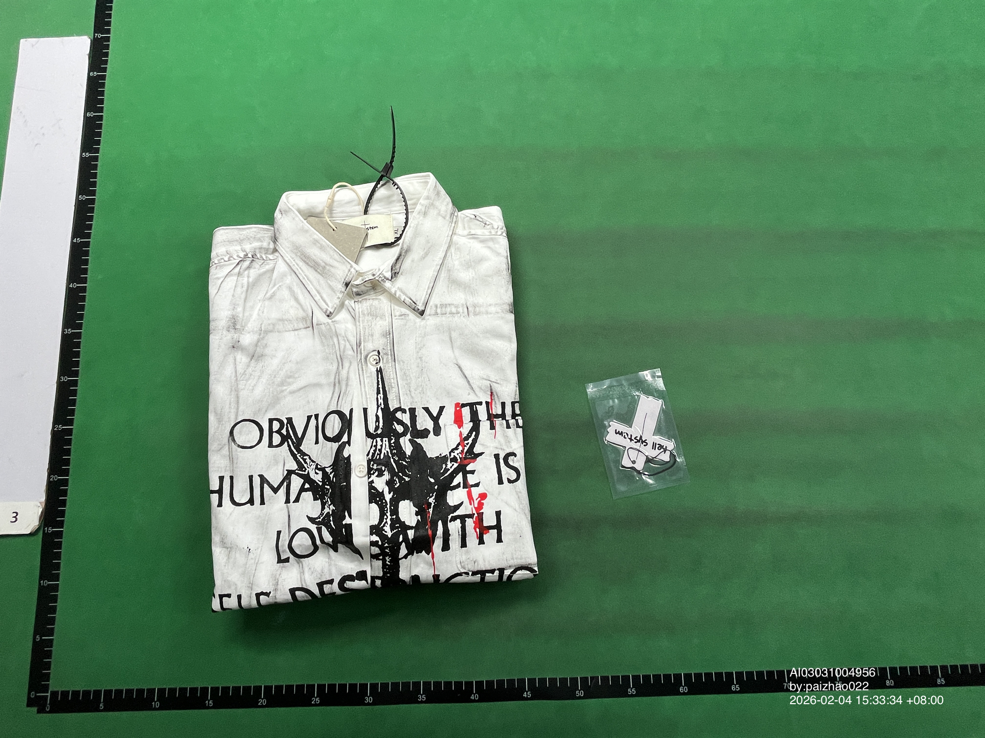 QC Photo - Hell System Distressed Short Sleeve Shirt