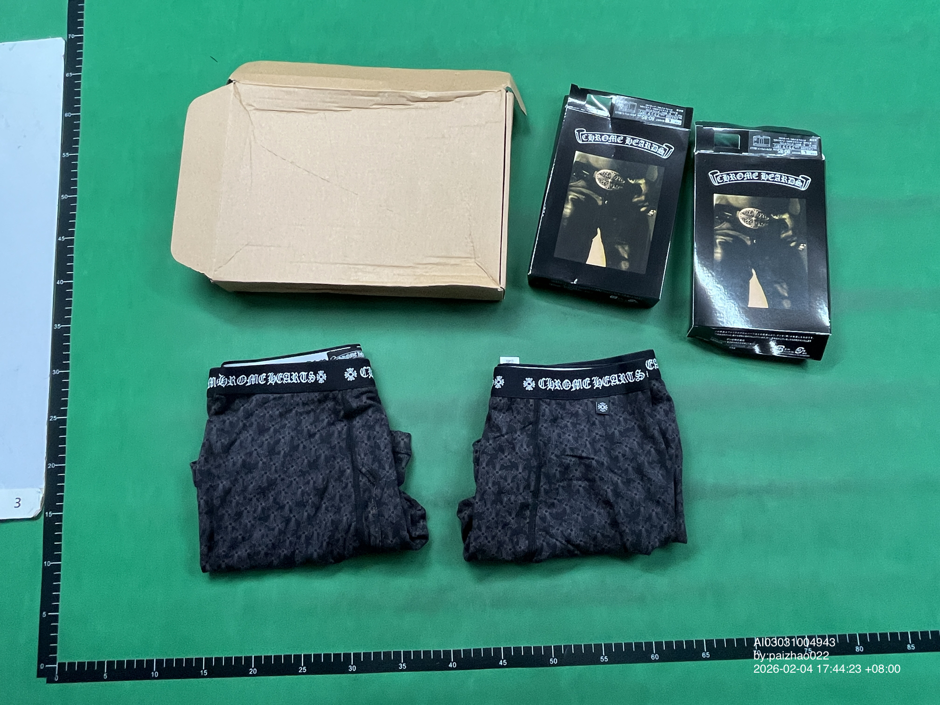 QC Photo - Chrome Hearts Underwear (2 pack)