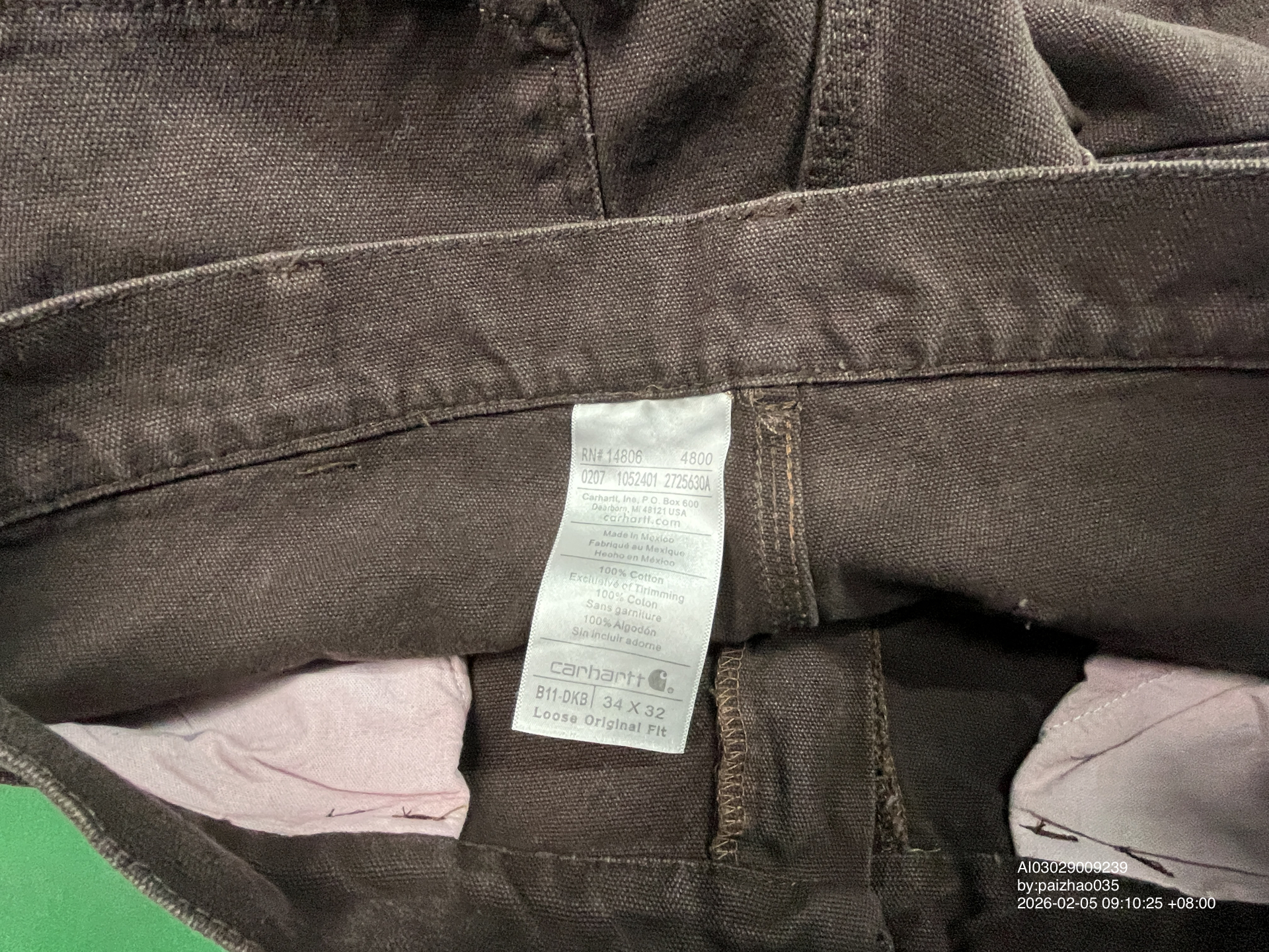 QC Photo - Carhartt Double Knee Pants #2