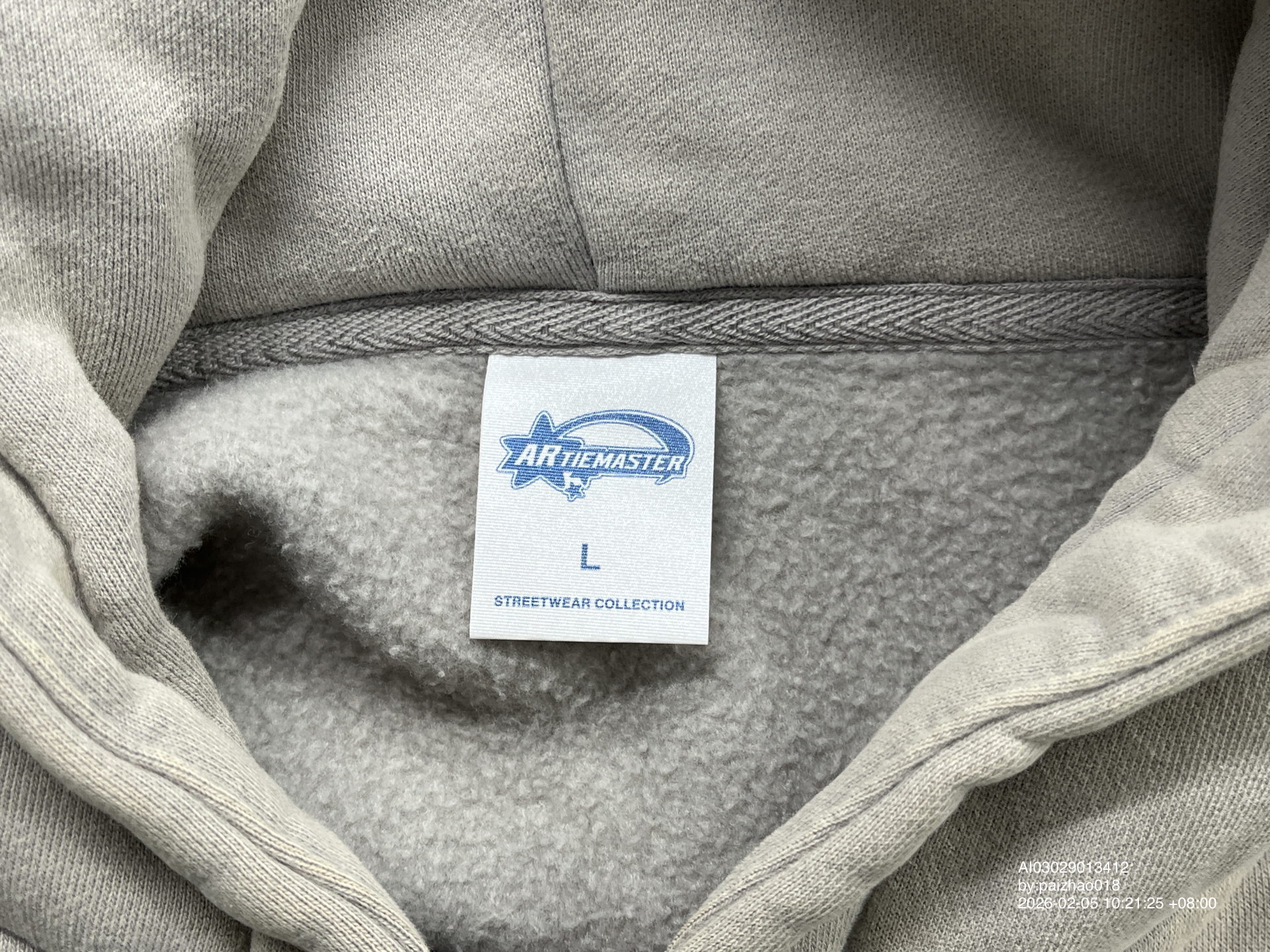 QC Photo - Unbranded Blank Washed Zip-Up Hoodies #3