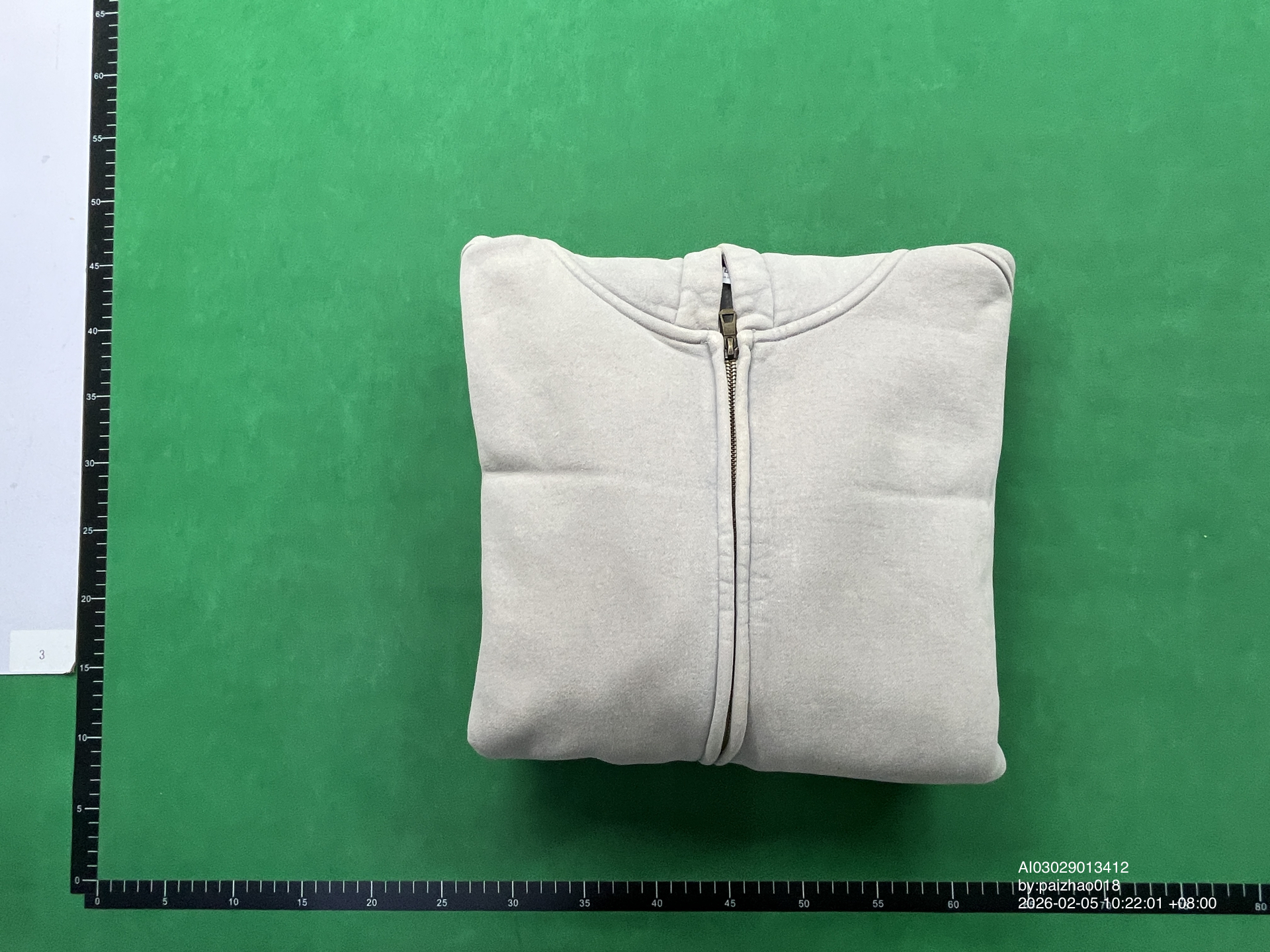 QC Photo - Unbranded Blank Washed Zip-Up Hoodies #3