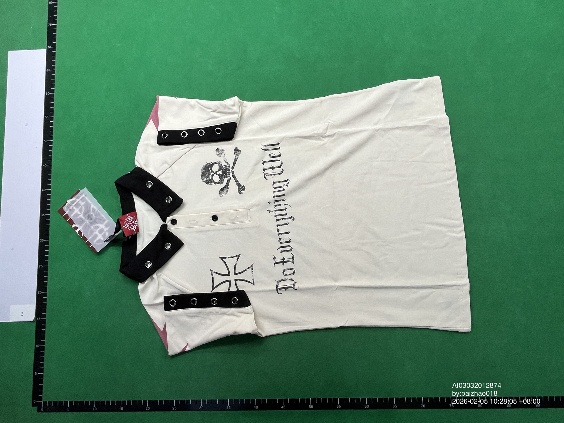 QC Photo - DETW Skull Polo