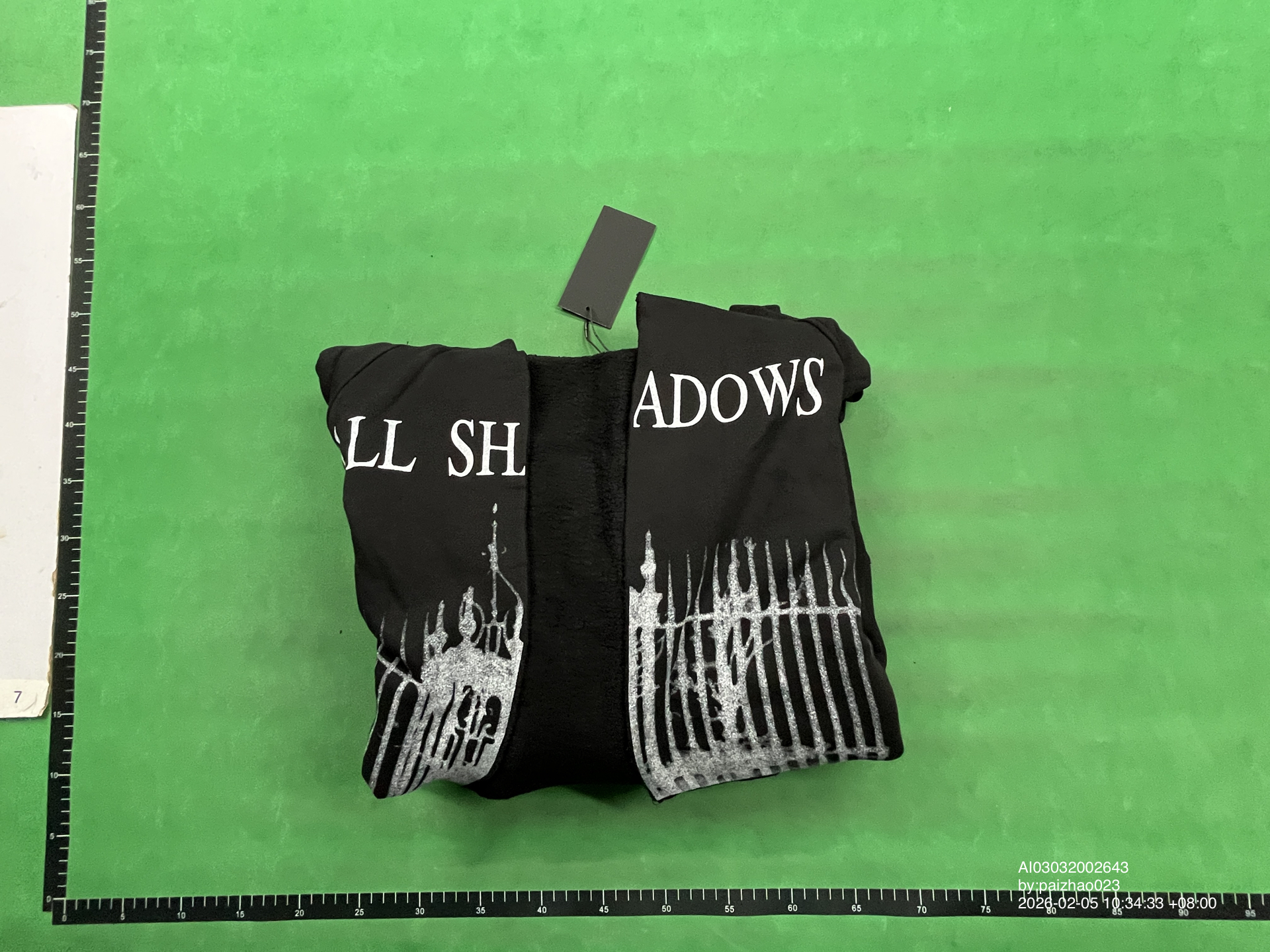 QC Photo - RAF Simons All Shadows Zip Up Hoodie