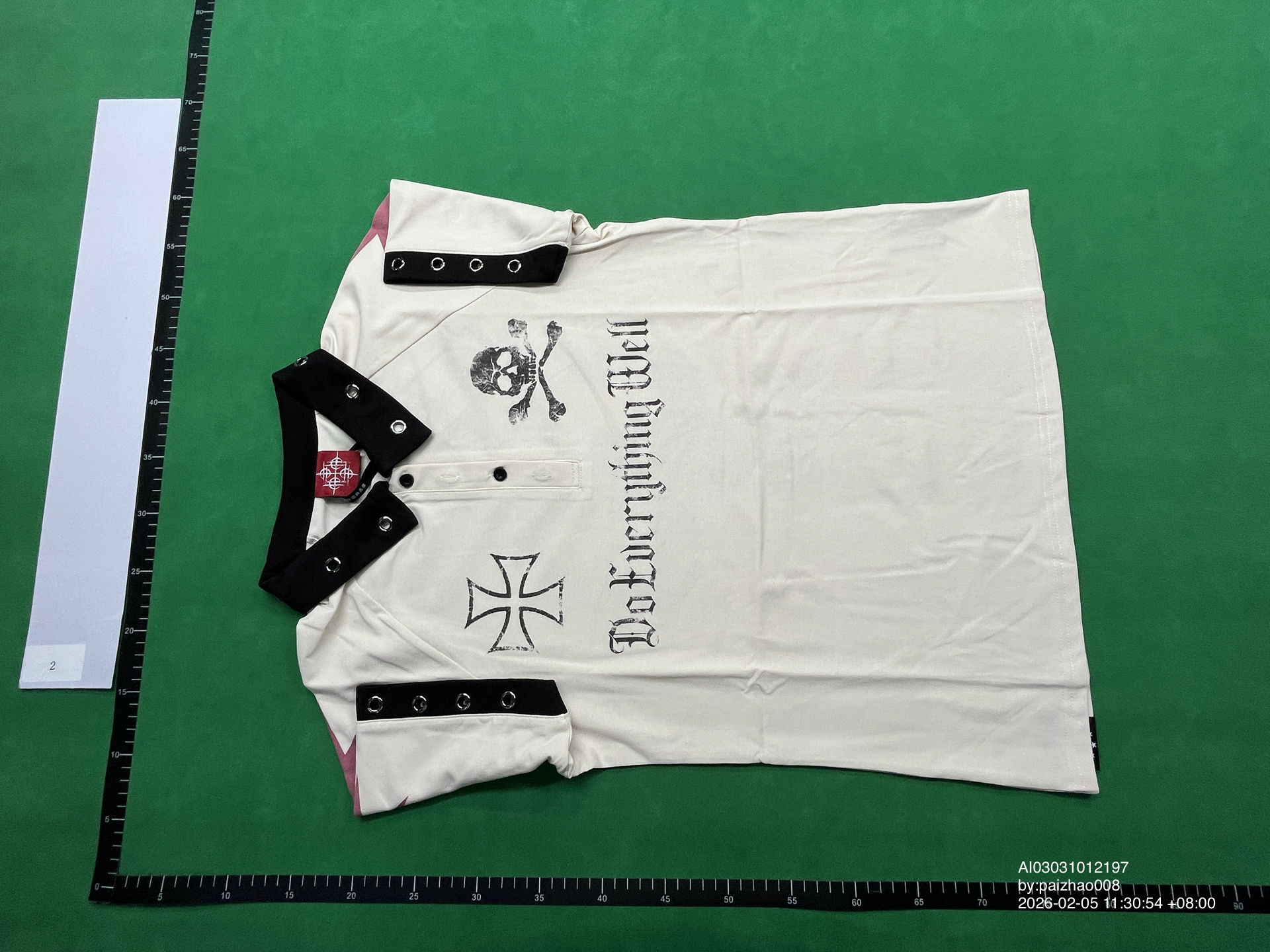 QC Photo - DETW Skull Polo