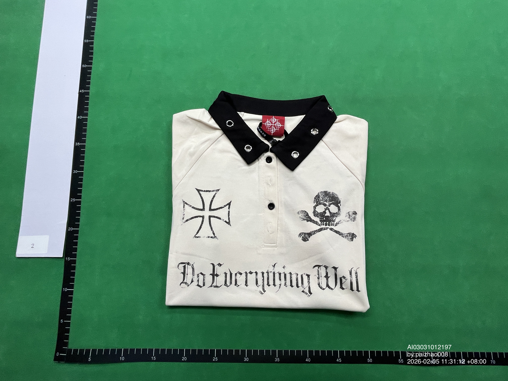 QC Photo - DETW Skull Polo