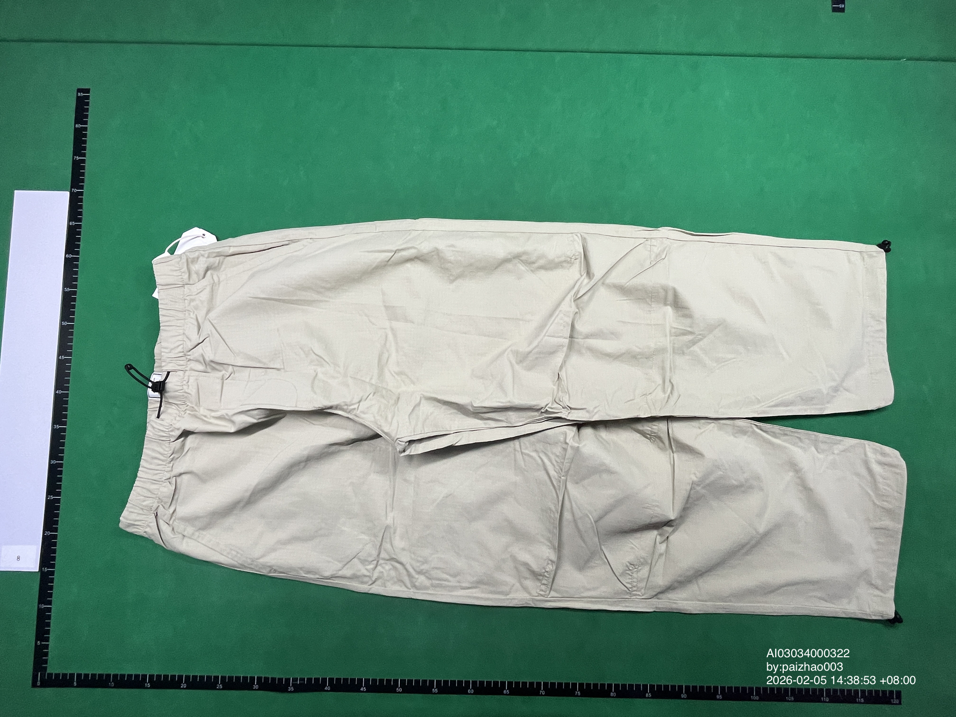 QC Photo - Unbranded Blank Nylon Pants