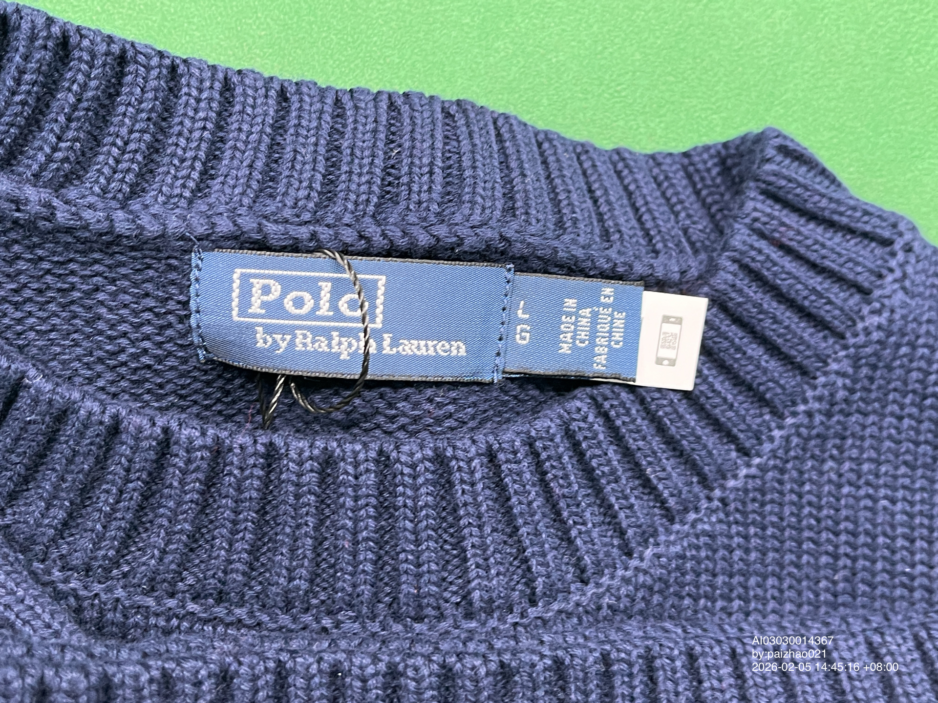 QC Photo - Polo Ralph Lauren USA Flag Sweater