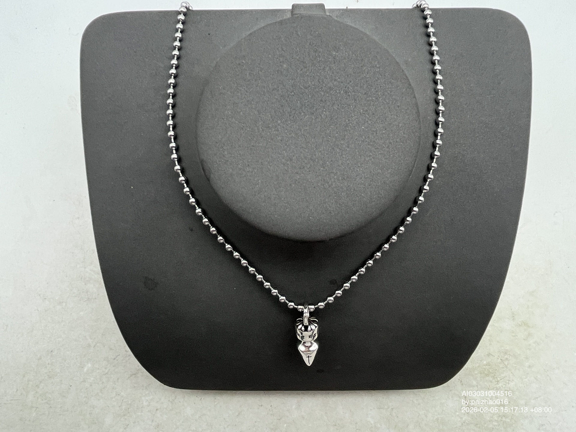 QC Photo - Chrome Hearts Bullet Necklace