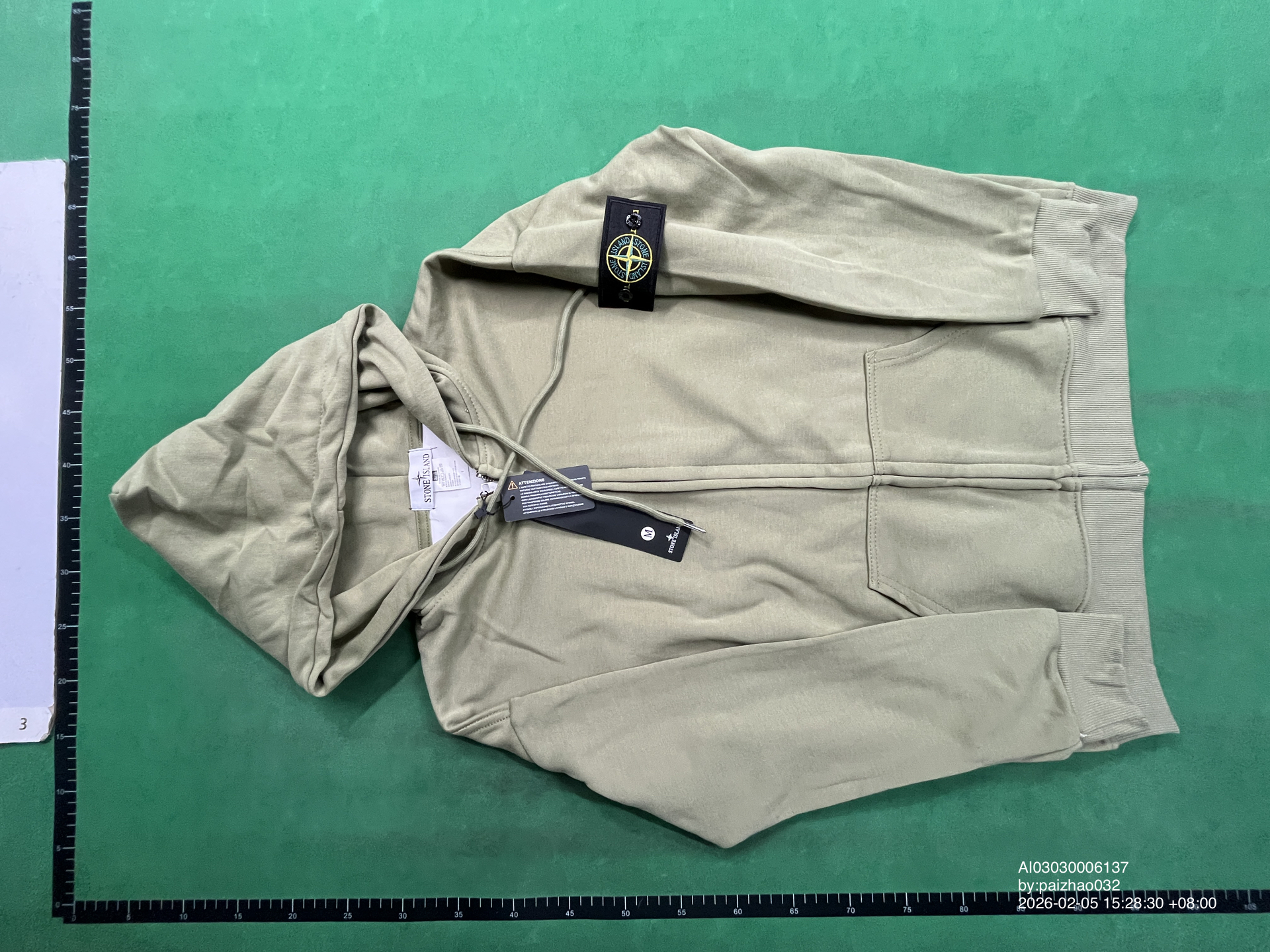 QC Photo - Stone Island Zip Up Hoodie (14 Colors)