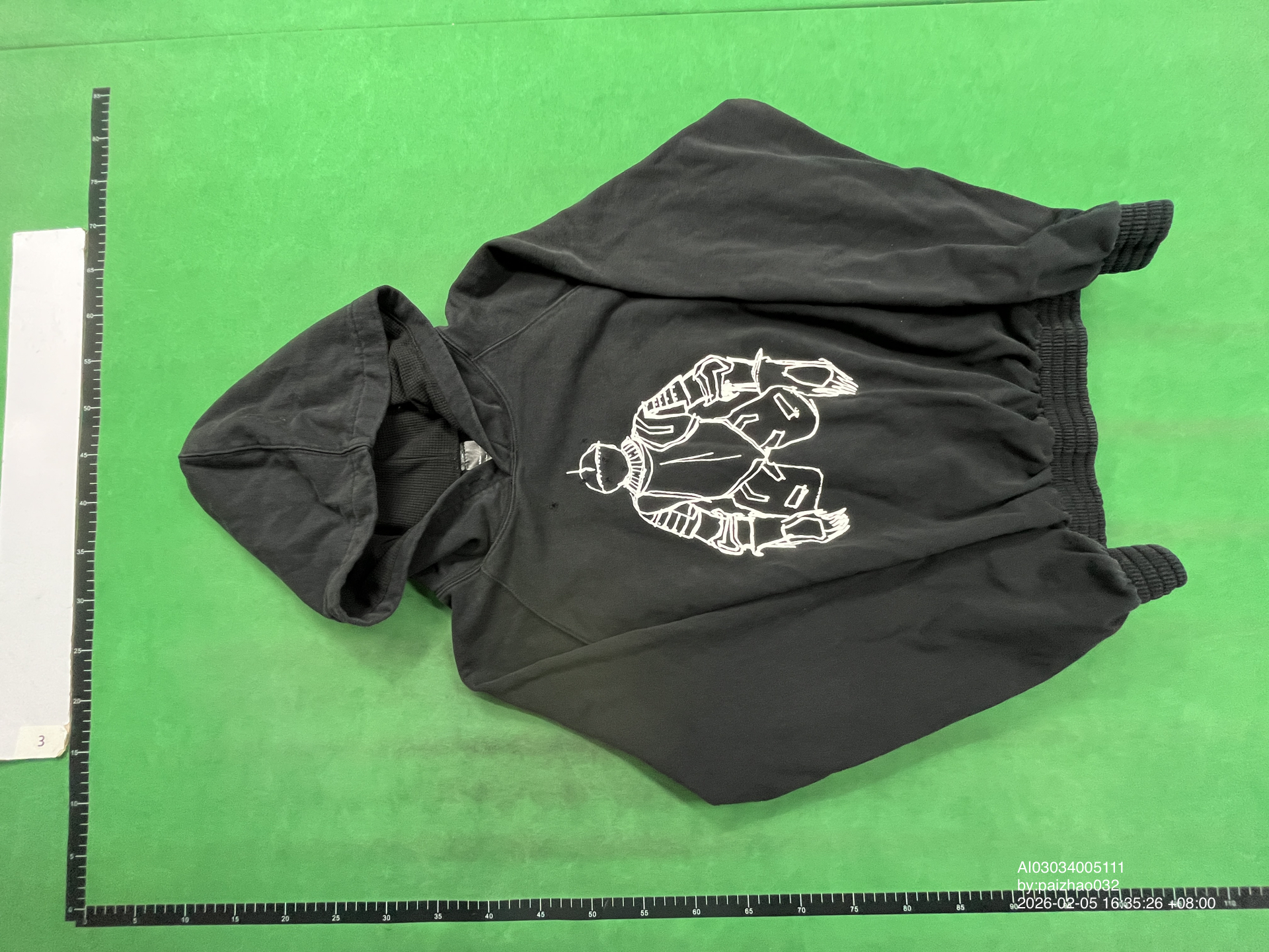 QC Photo - Number Nine Knight Hoodie