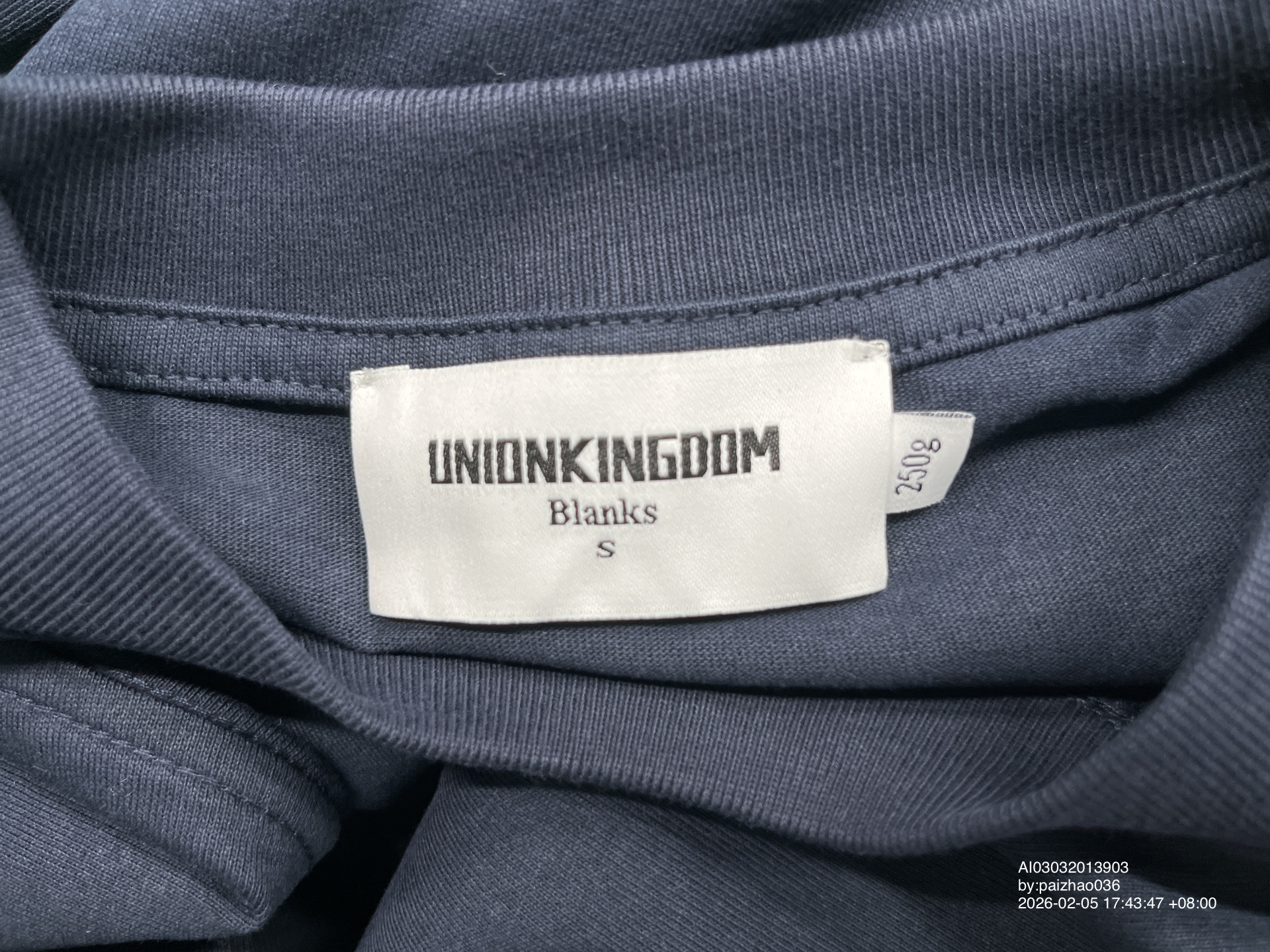QC Photo - Union Kingdom High Quality Oversized Blank Tees #1