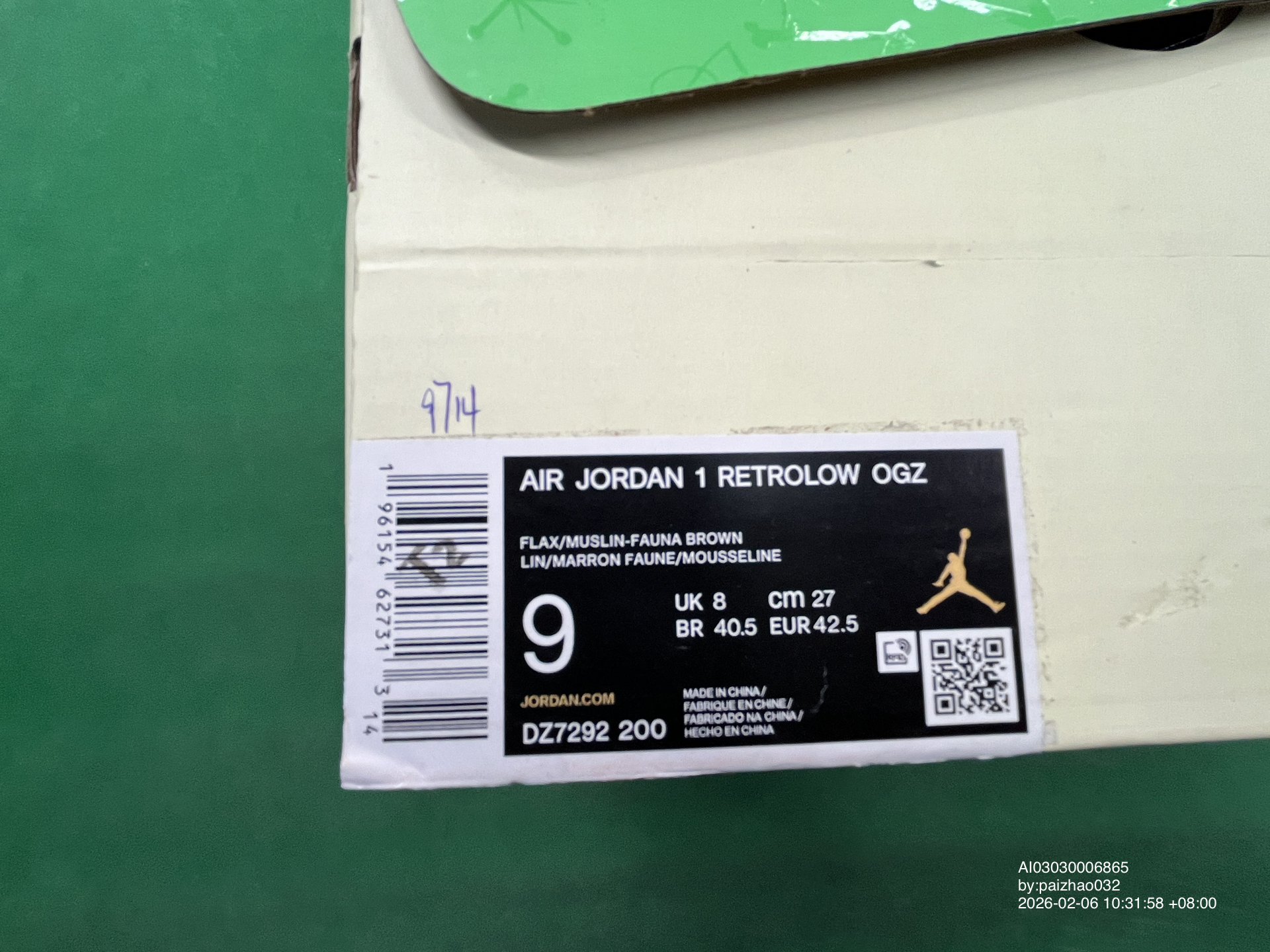 QC Photo - Jordan 1 Low OG Bleached Coral