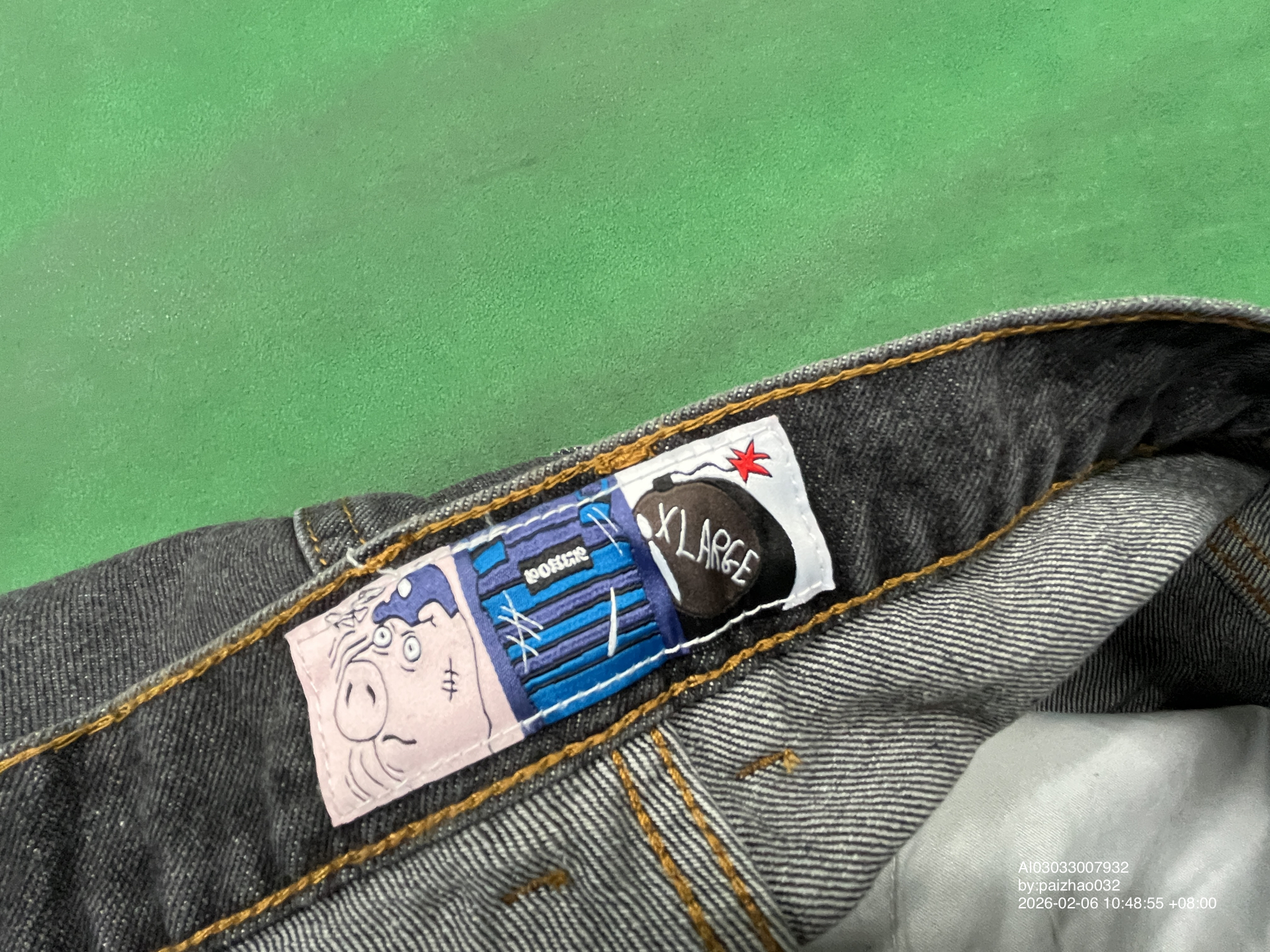 QC Photo - Poser Cop and Robber Denim Shorts