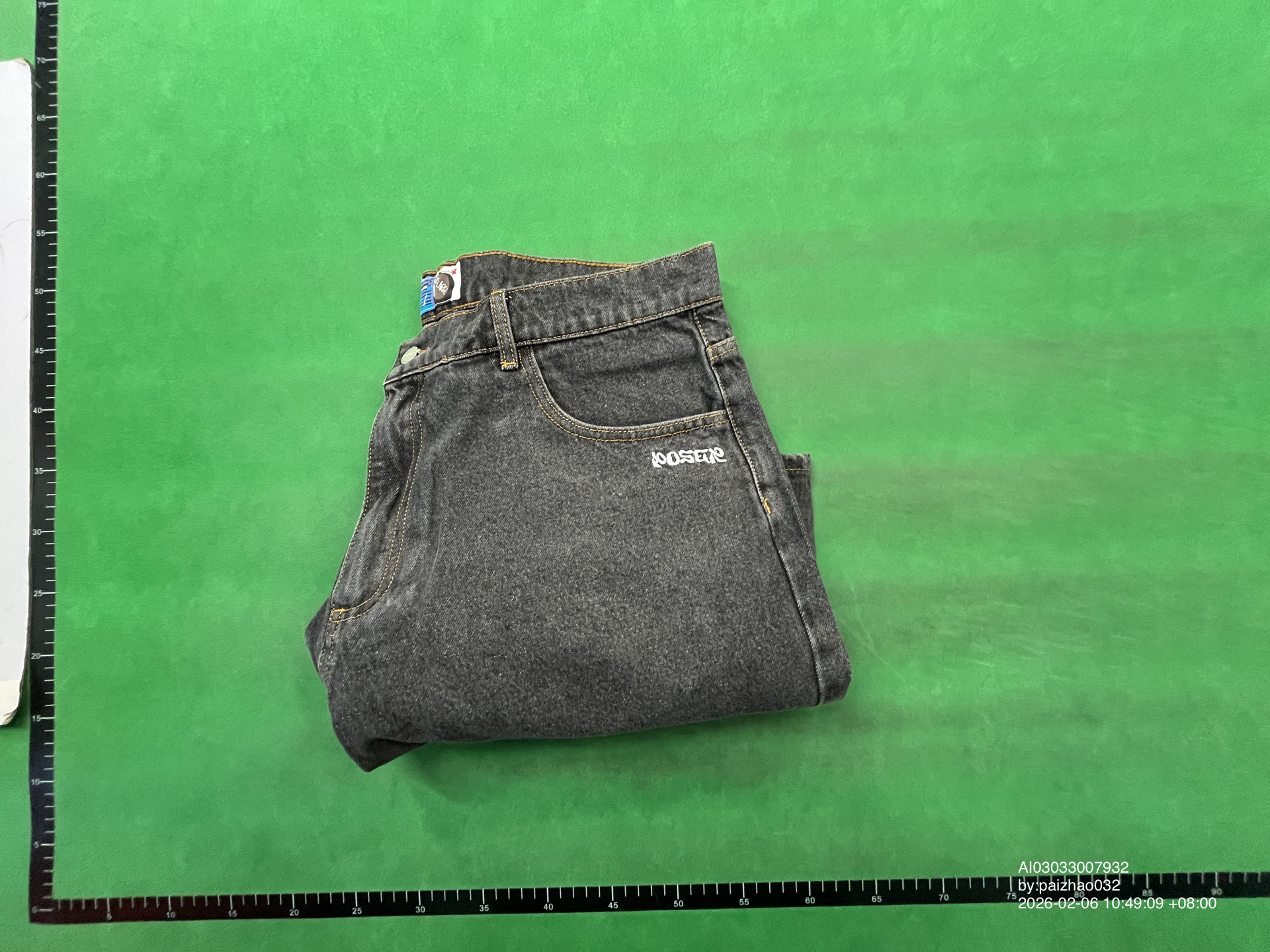 QC Photo - Poser Cop and Robber Denim Shorts