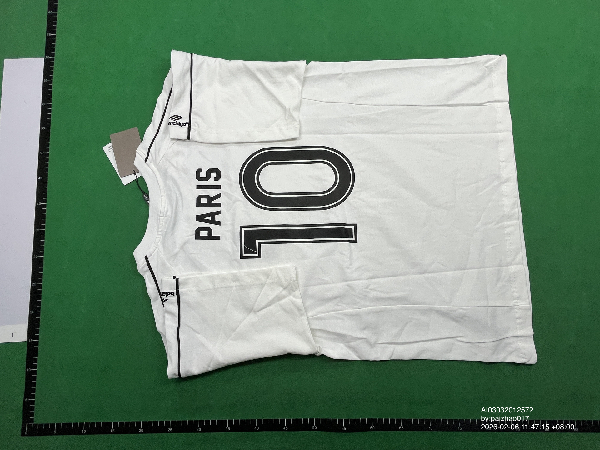 QC Photo - Balenciaga Football Jersey Neon Green