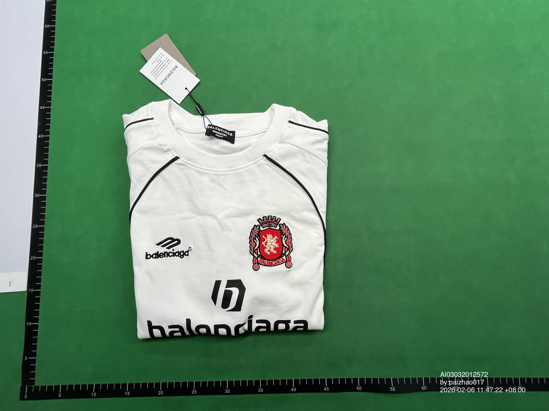 QC Photo - Balenciaga Football Jersey Neon Green