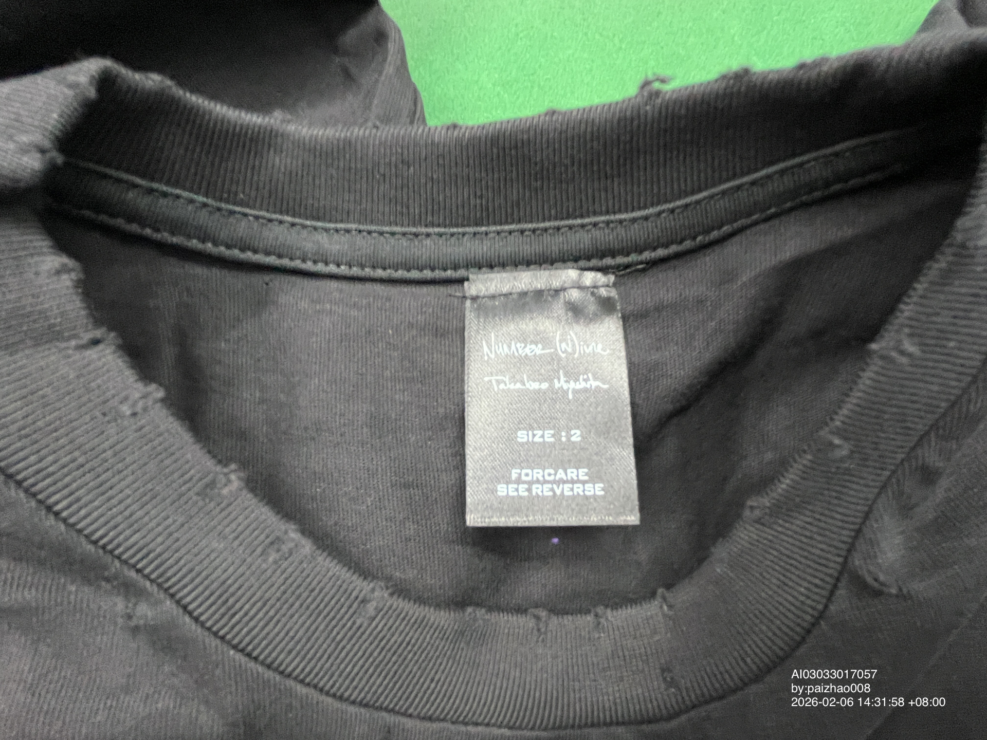 QC Photo - Number Nine 06SS Skull Tee