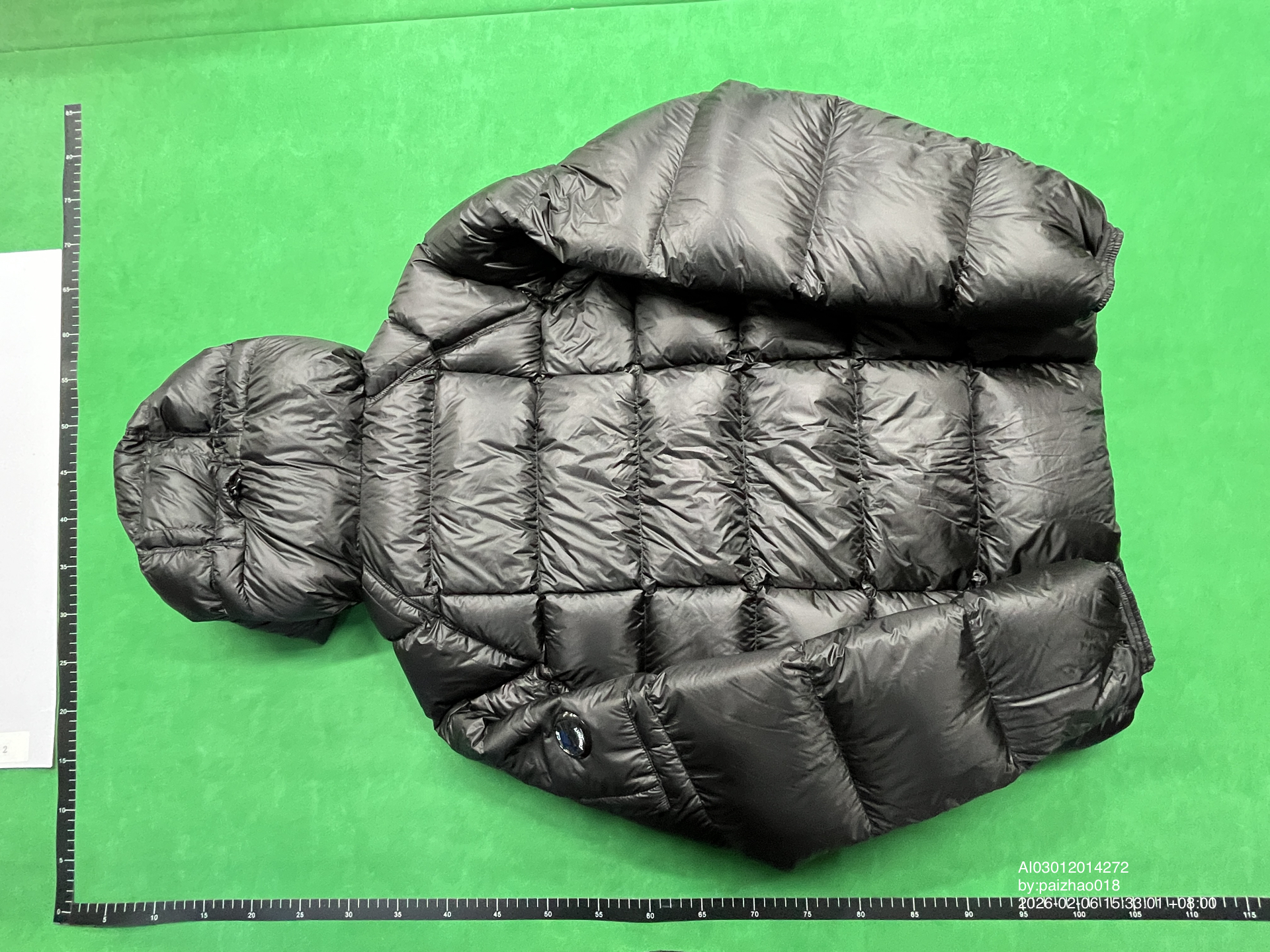 QC Photo - C.P Company Puffer Jacket Green