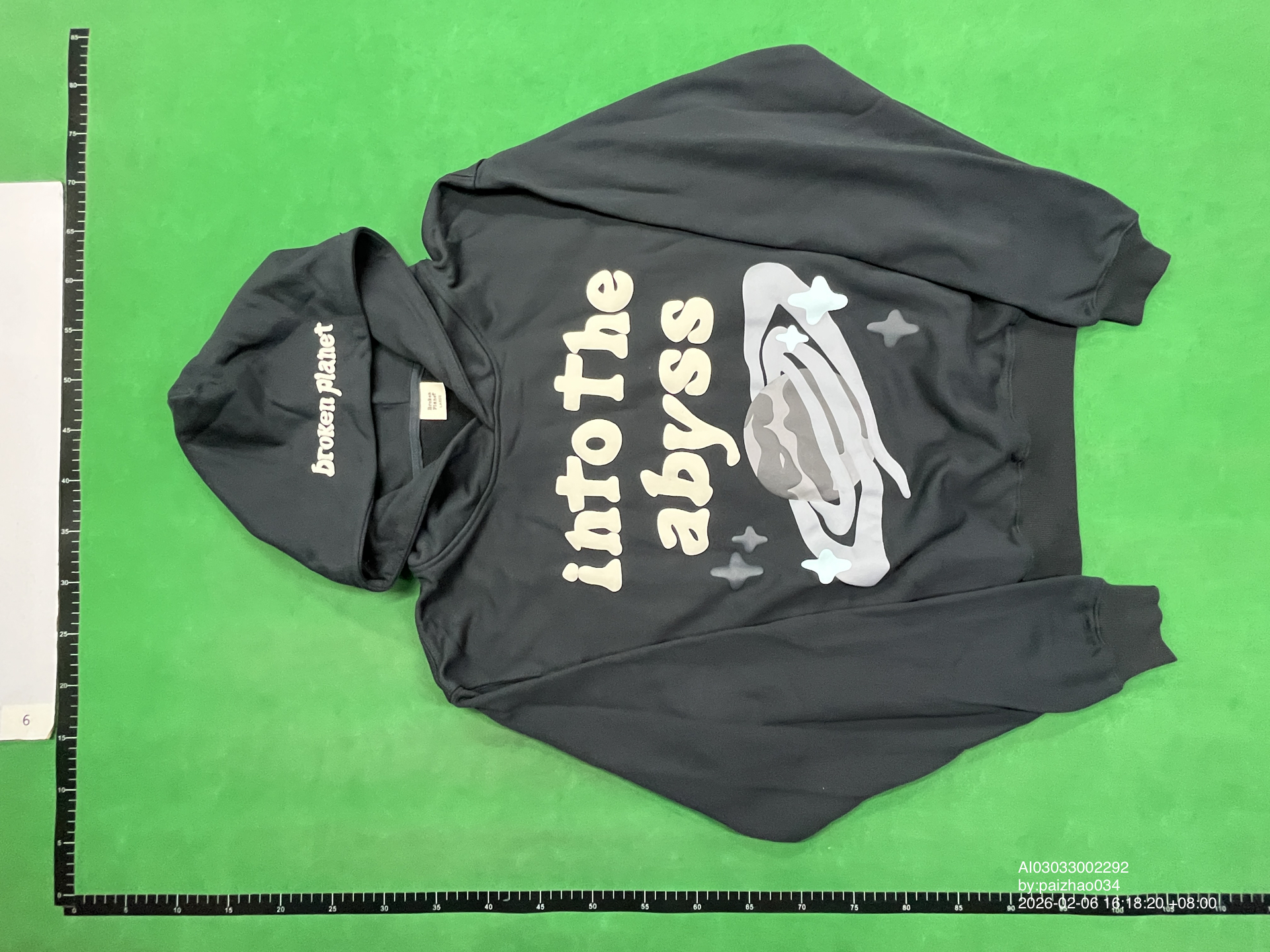 QC Photo - Broken Planet Into The Abyss Hoodie