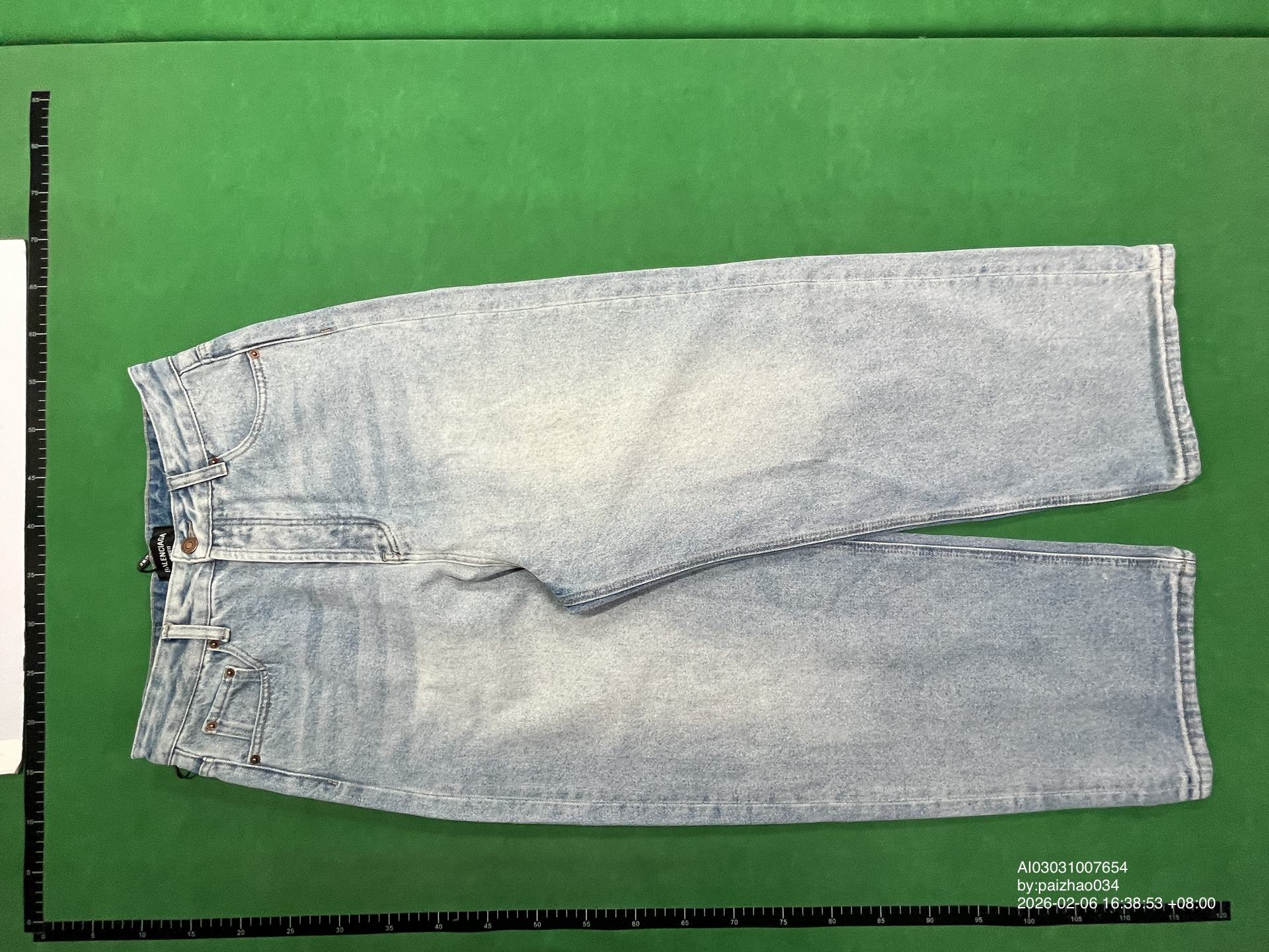 QC Photo - Balenciaga Washed Denim Jeans