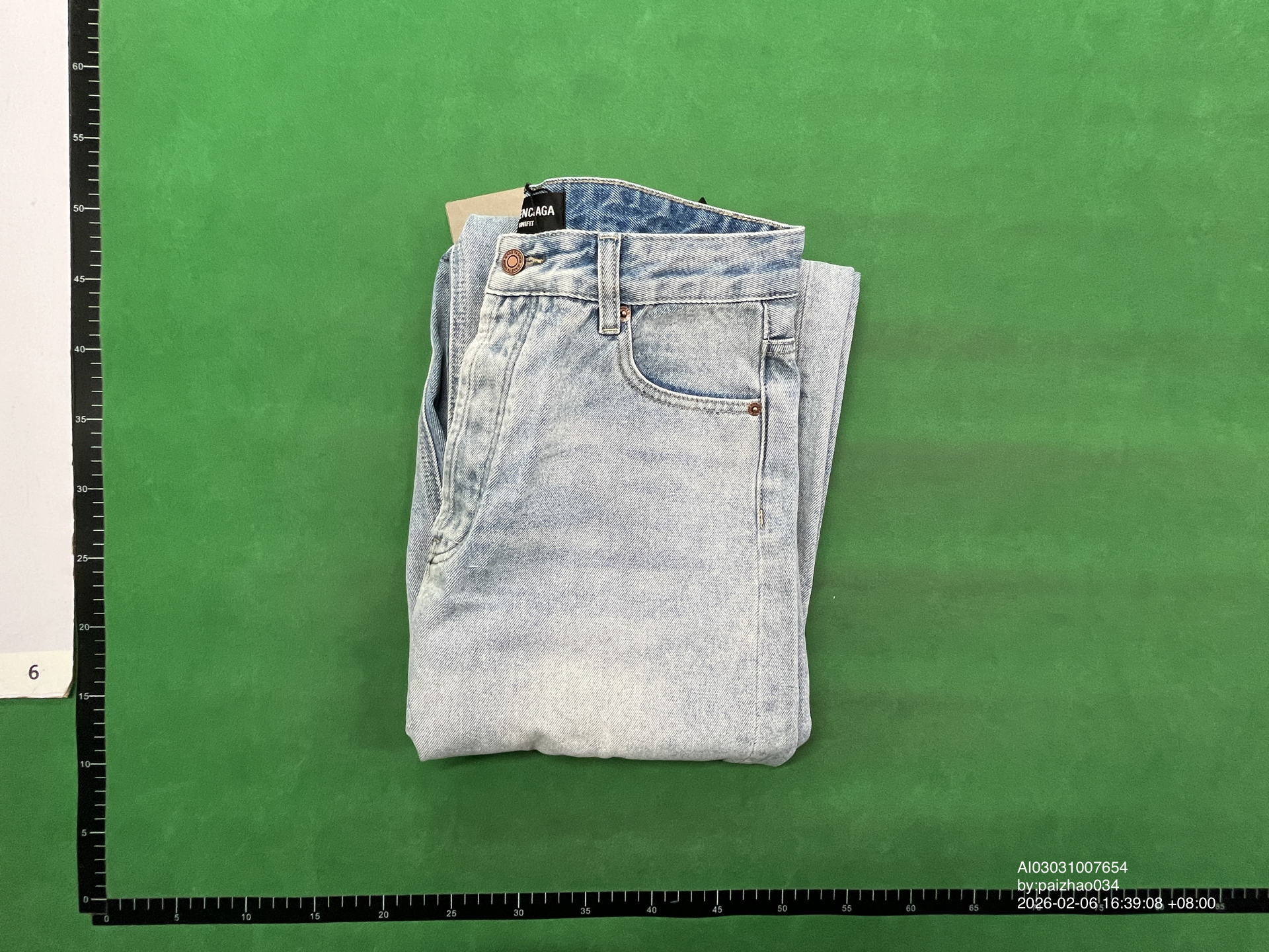 QC Photo - Balenciaga Washed Denim Jeans