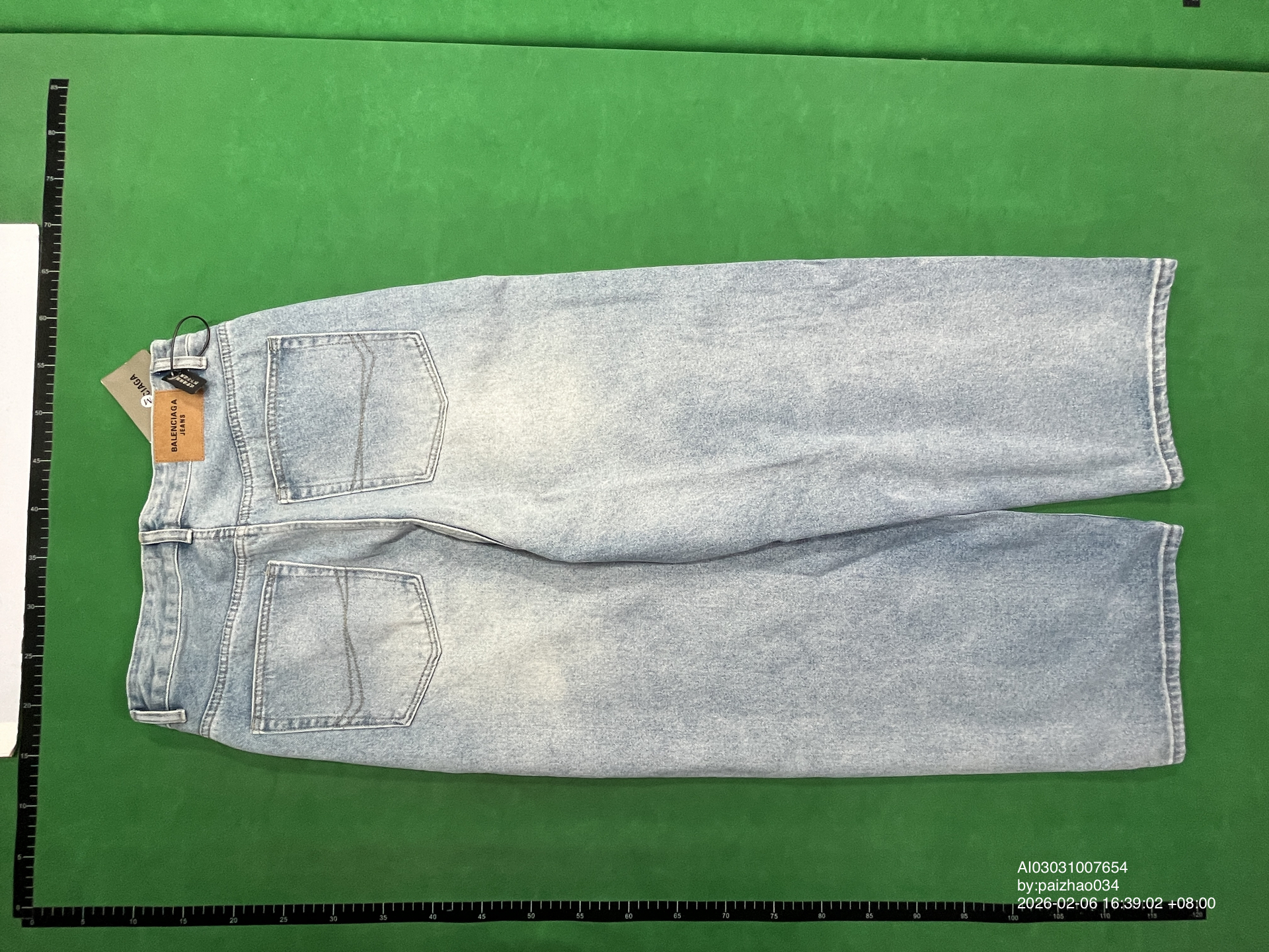 QC Photo - Balenciaga Washed Denim Jeans