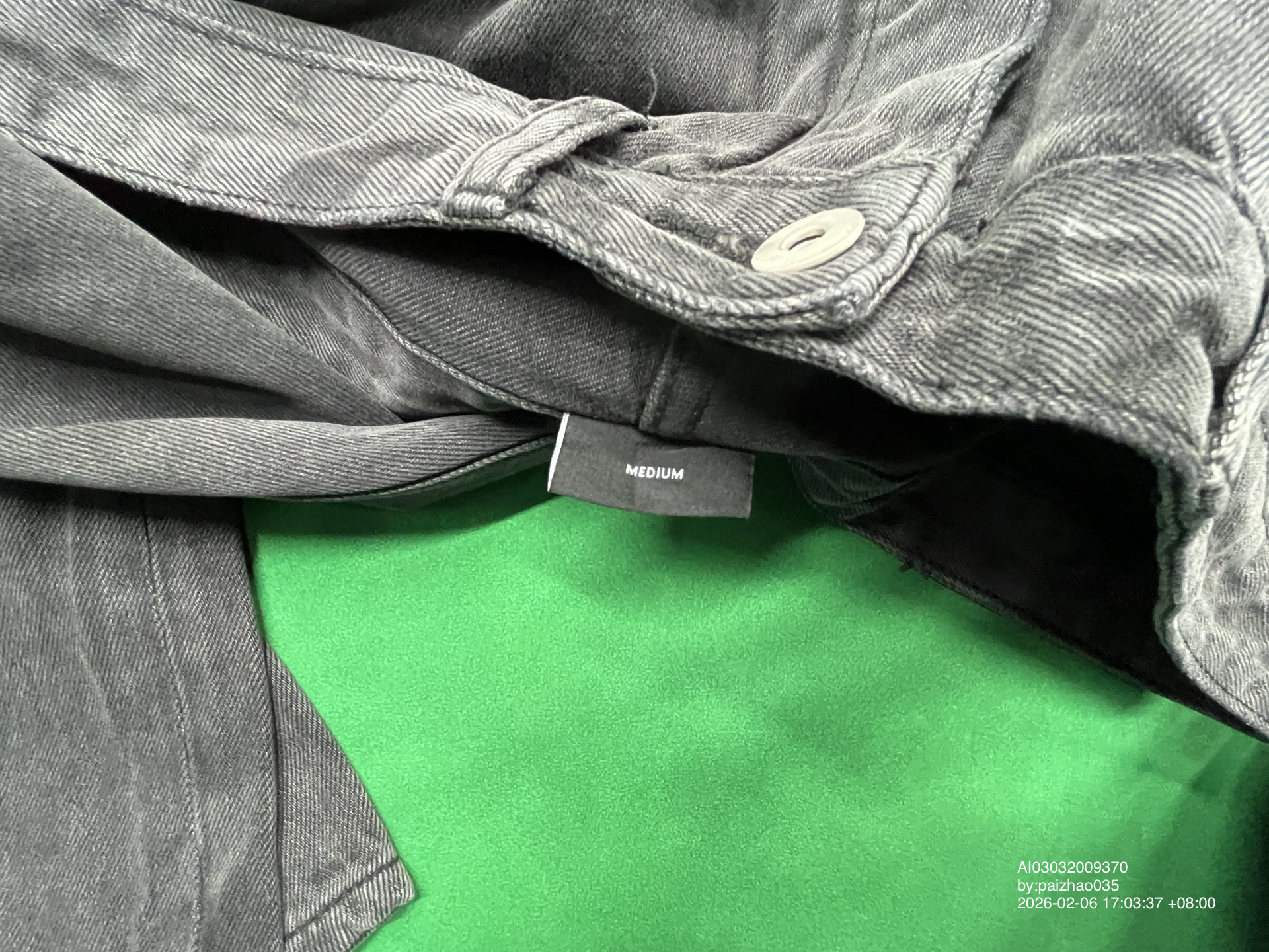 QC Photo - Vuja De 009 WES Grey Baggy Washed Jeans