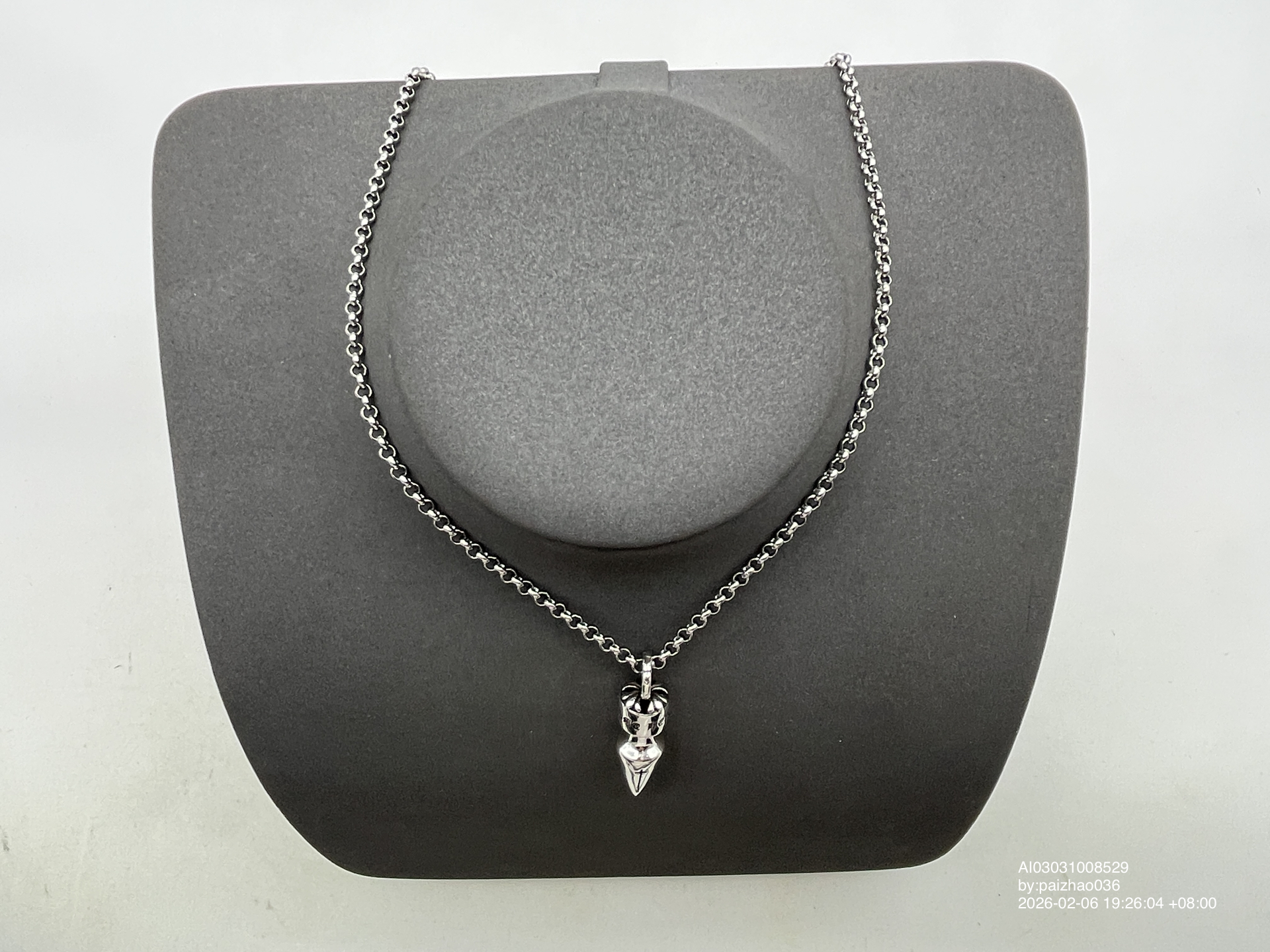QC Photo - Chrome Hearts Bullet Necklace