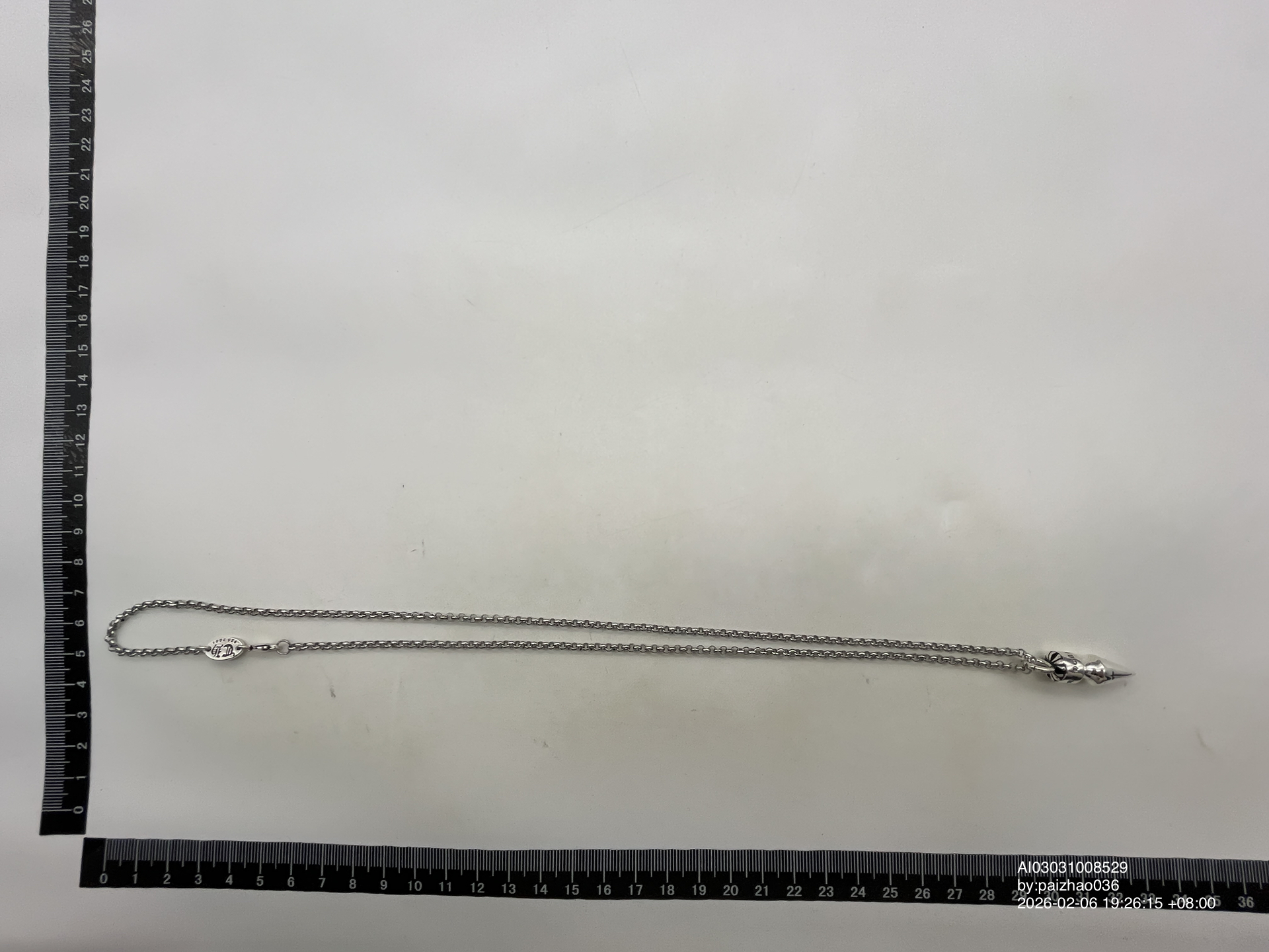 QC Photo - Chrome Hearts Bullet Necklace