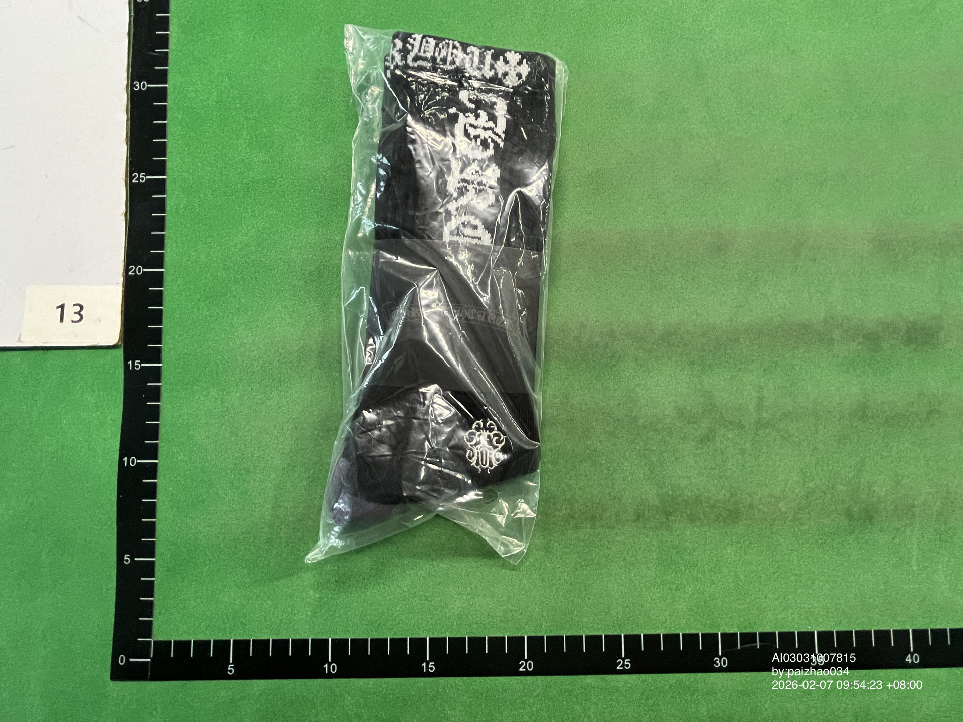 QC Photo - Chrome Hearts Socks #2