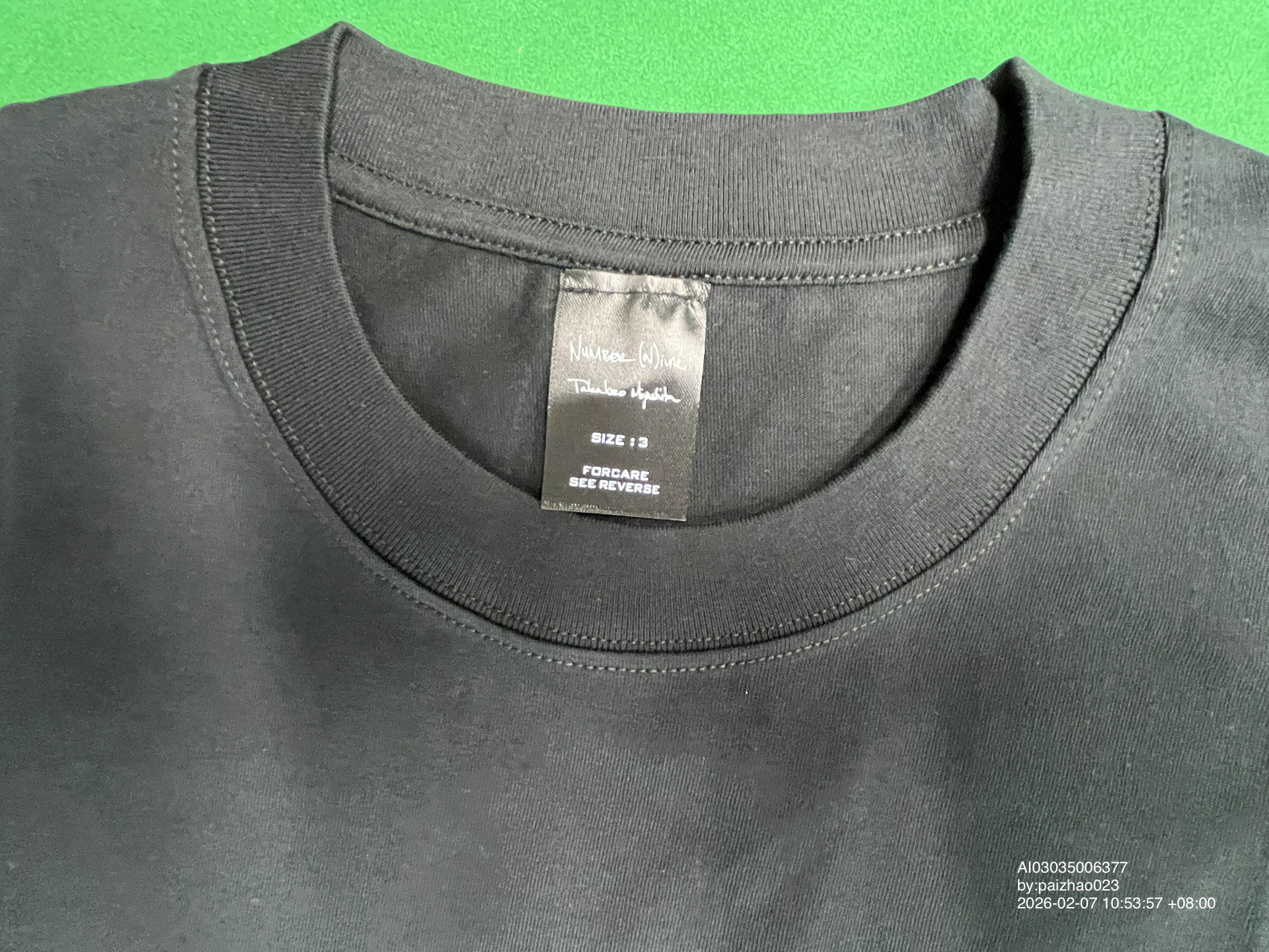 QC Photo - Number Nine Singing Mickey Mouse Tee