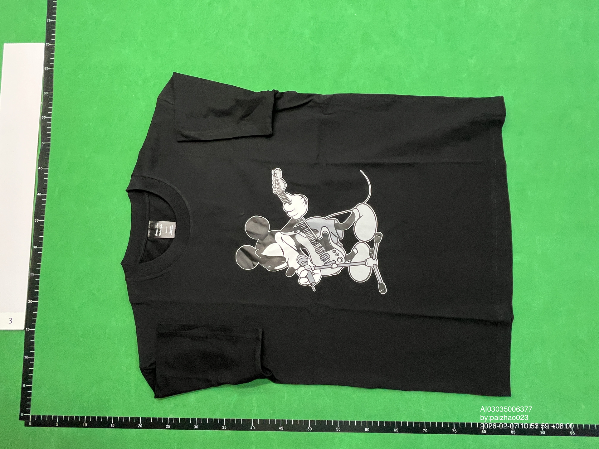 QC Photo - Number Nine Singing Mickey Mouse Tee