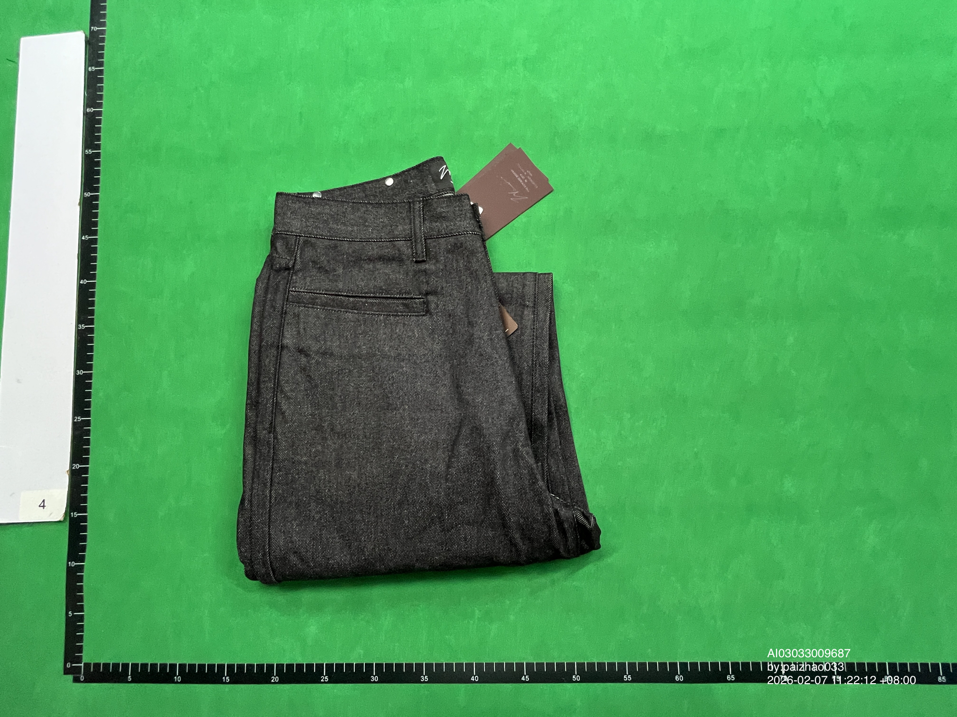 QC Photo - WANNA LAB 13oz Raw Denim Baggy Jeans