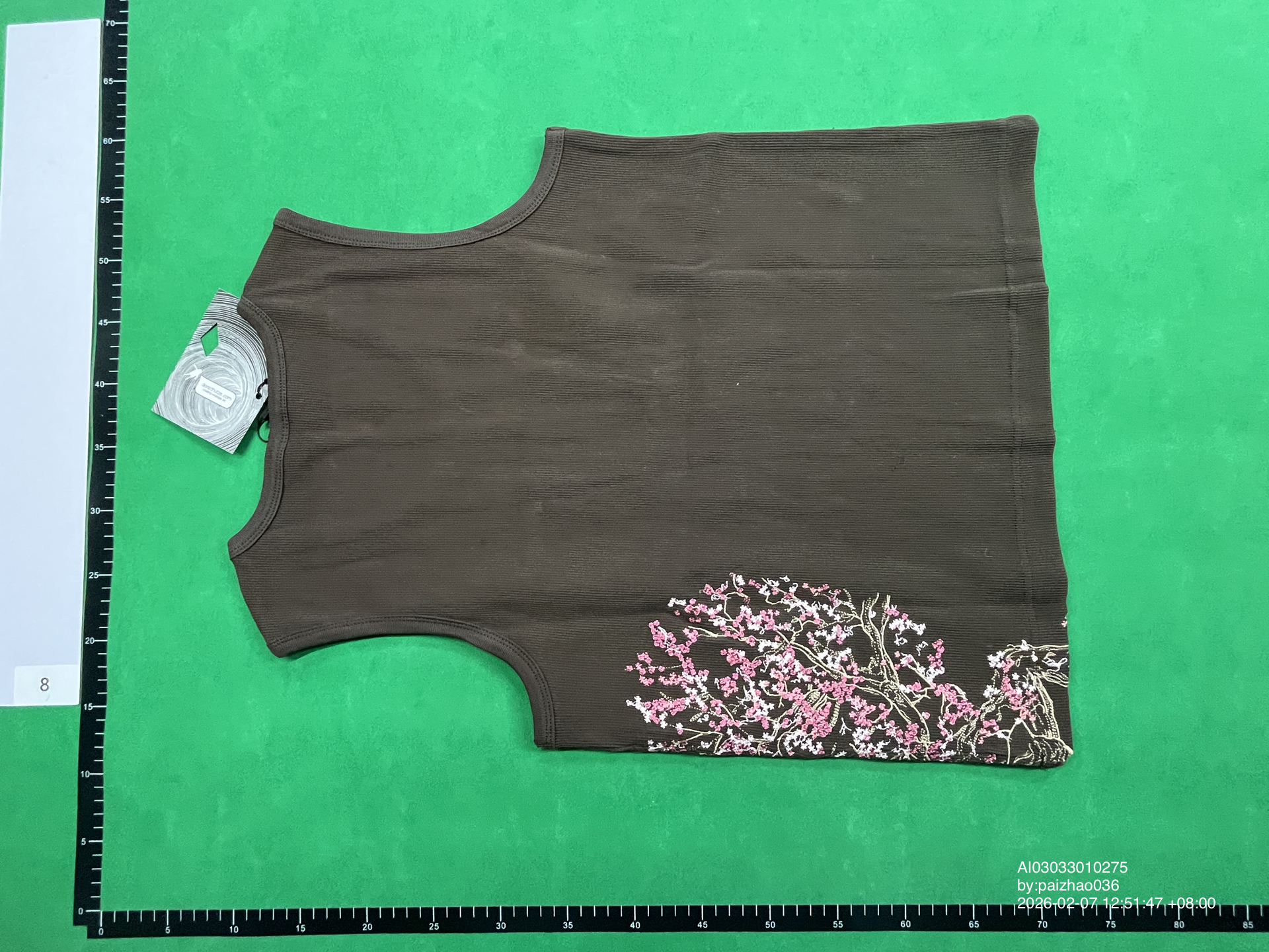 QC Photo - Derschutze Cherry Blossom Tank Top (2 Variants)