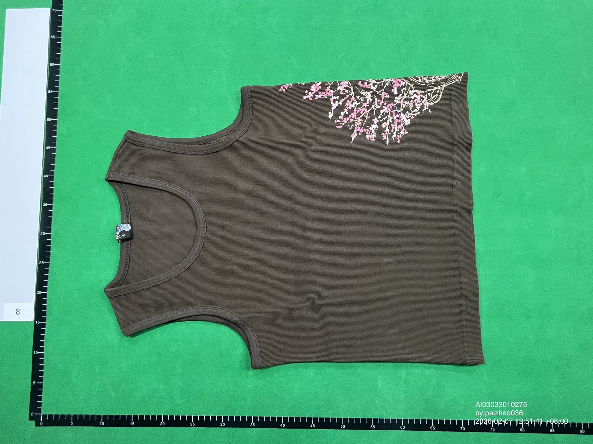 QC Photo - Derschutze Cherry Blossom Tank Top (2 Variants)