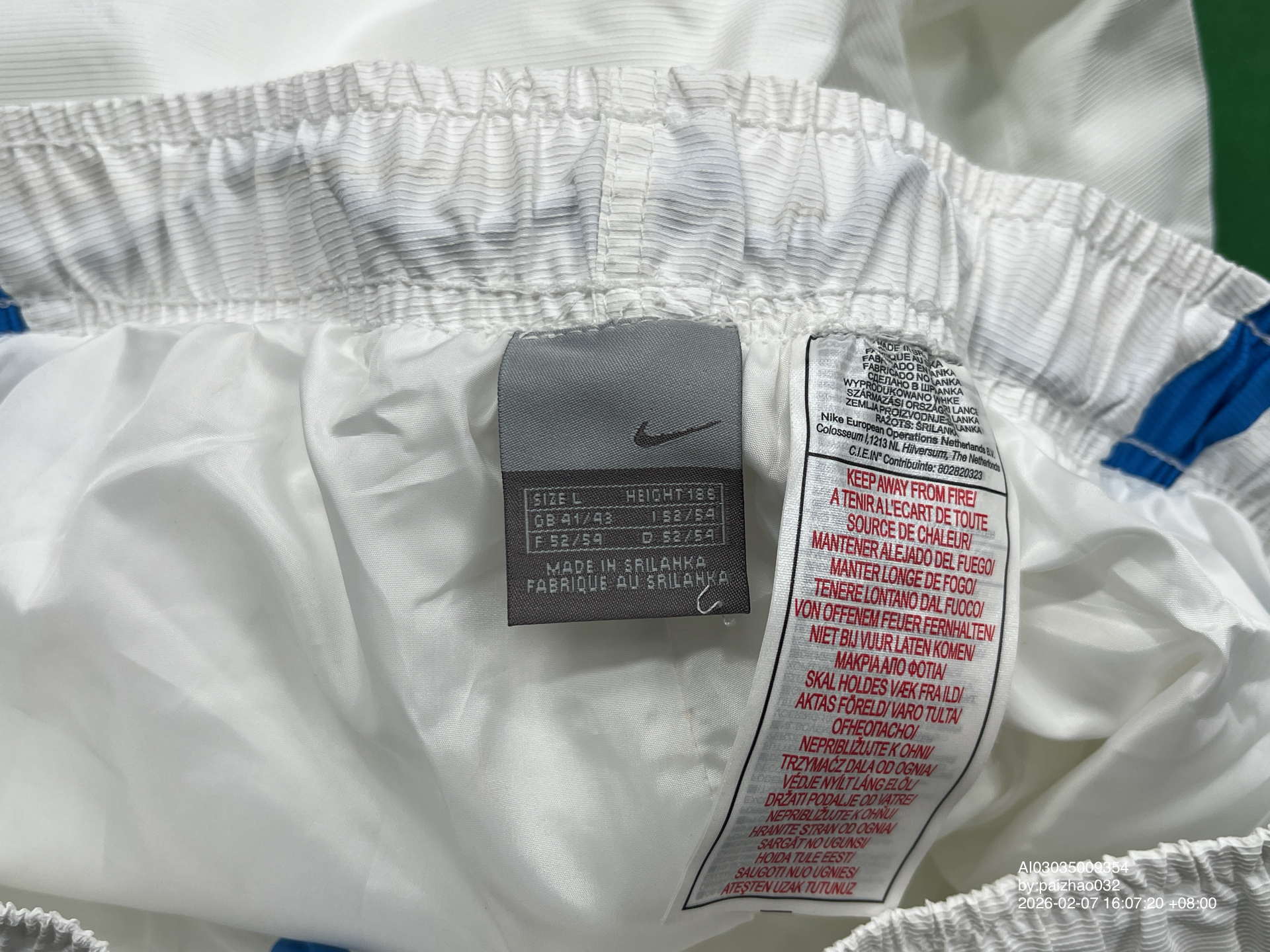 QC Photo - Nike TN Track Jacket + Pants White Blue