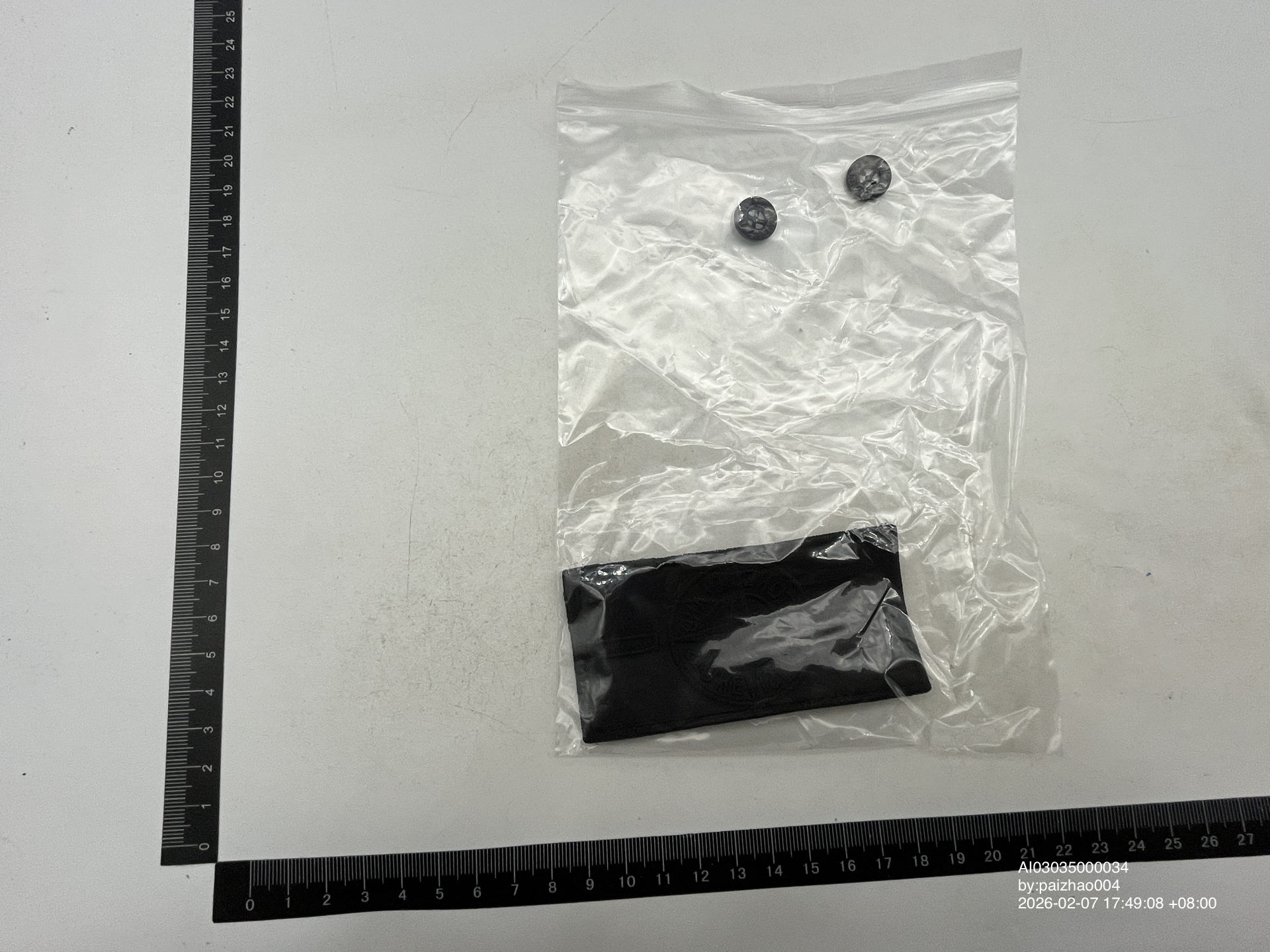 QC Photo - Heat Reactive Stone Island Badges