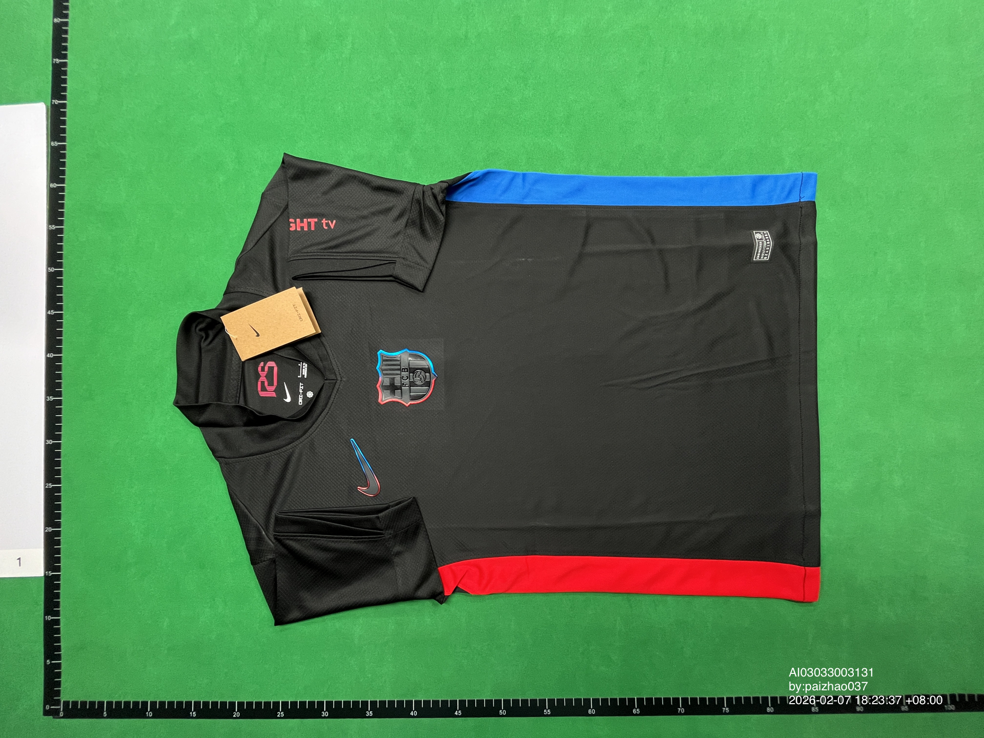 QC Photo - Travis Scott x Barcelona Home Jersey