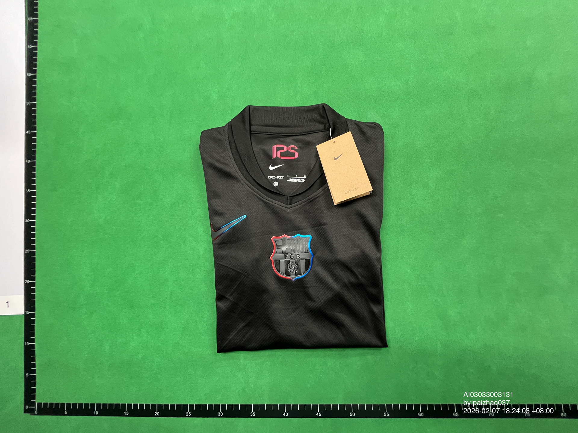 QC Photo - Travis Scott x Barcelona Home Jersey