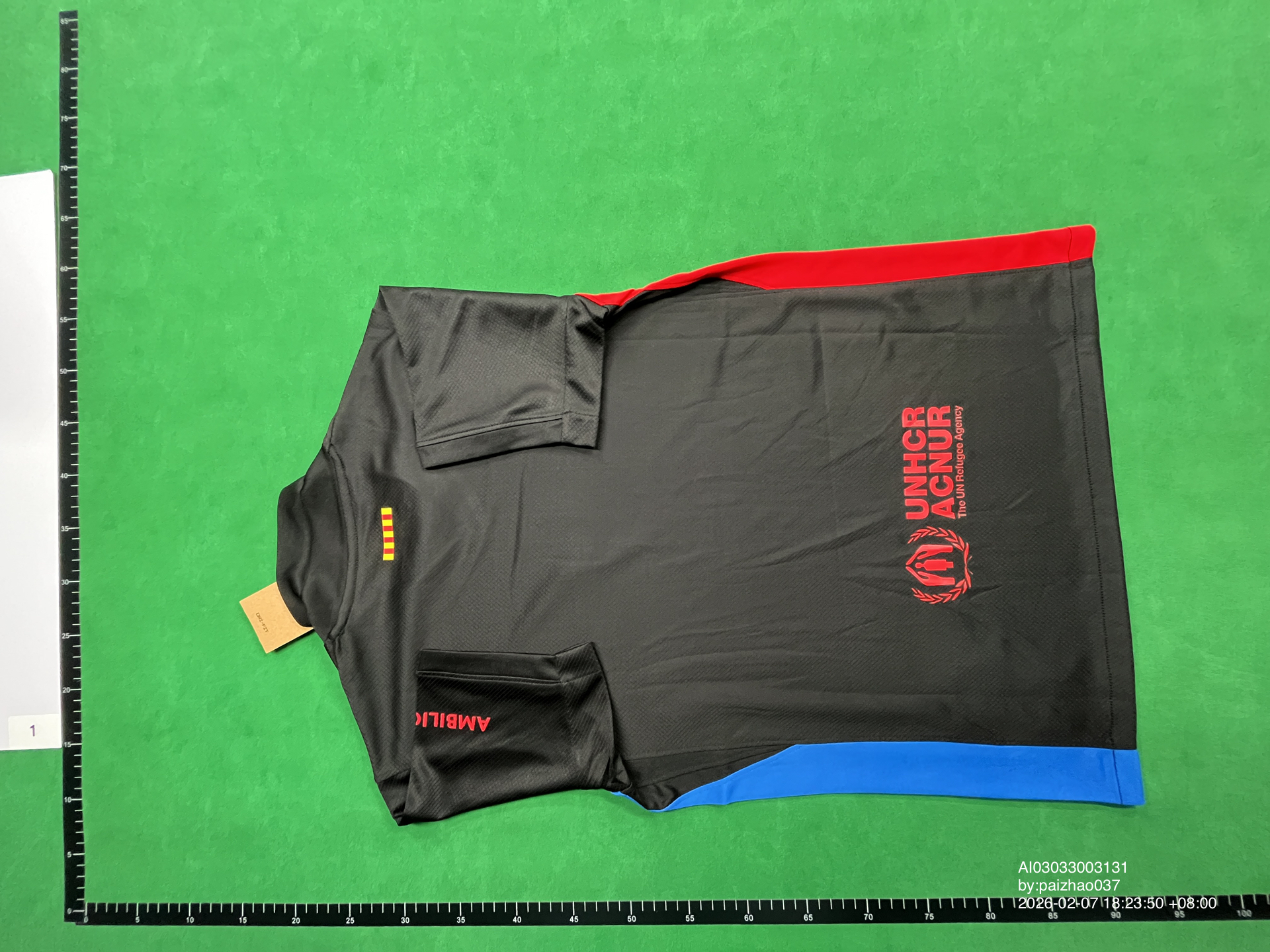 QC Photo - Travis Scott x Barcelona Home Jersey