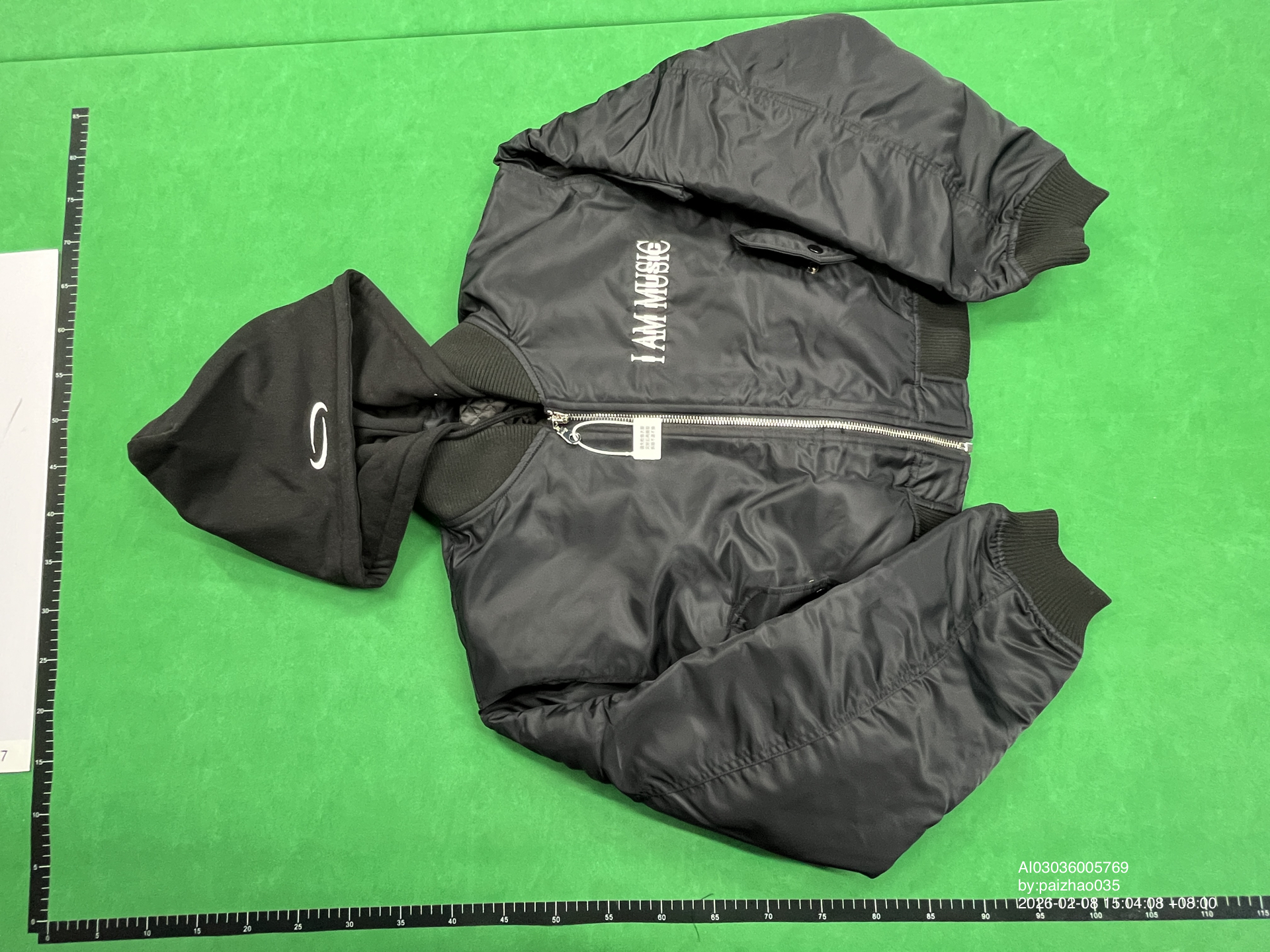 QC Photo - Playboi Carti I Am Music Cropped Bomber Jacket