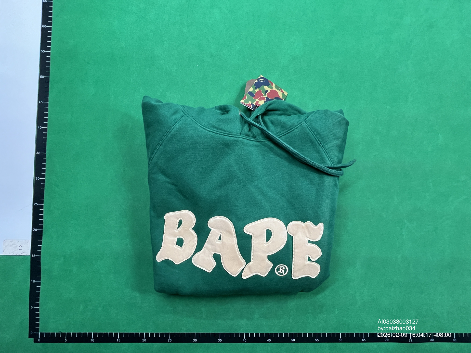 QC Photo - Bape Logo Hoodie